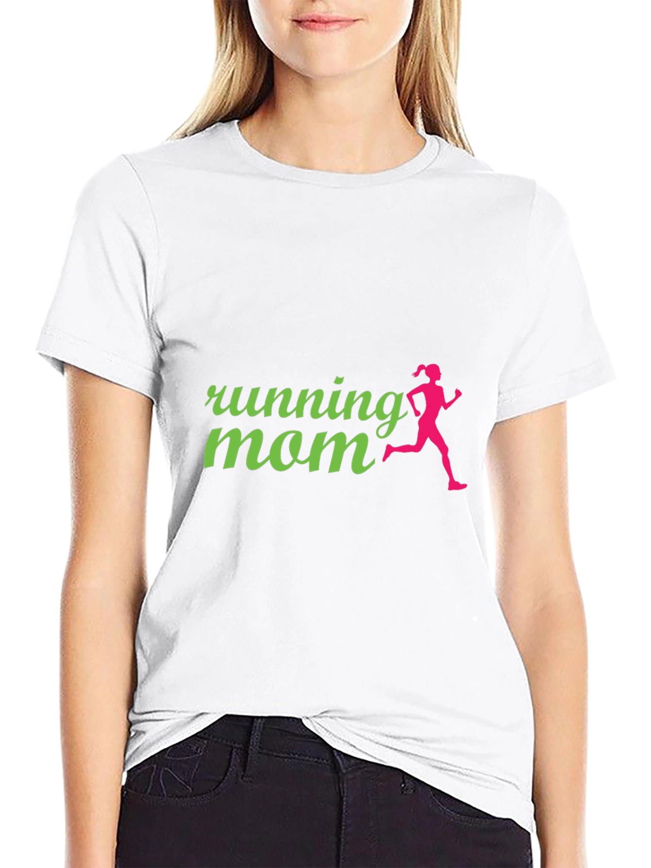 Running Mom Graphic Tee - Active Lifestyle Shirt