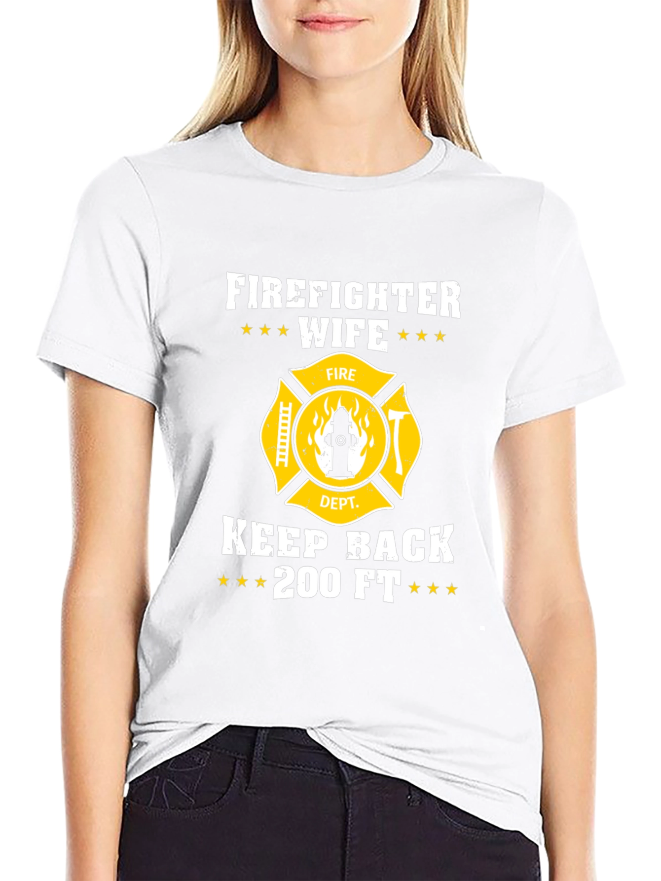 Firefighter Wife Keep Back T-Shirt