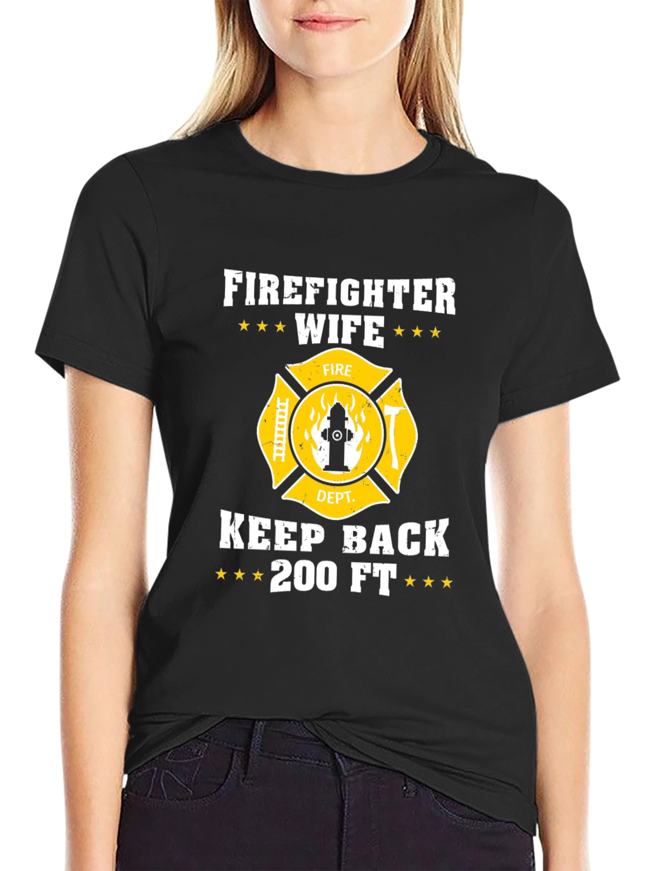 Firefighter Wife Keep Back T-Shirt