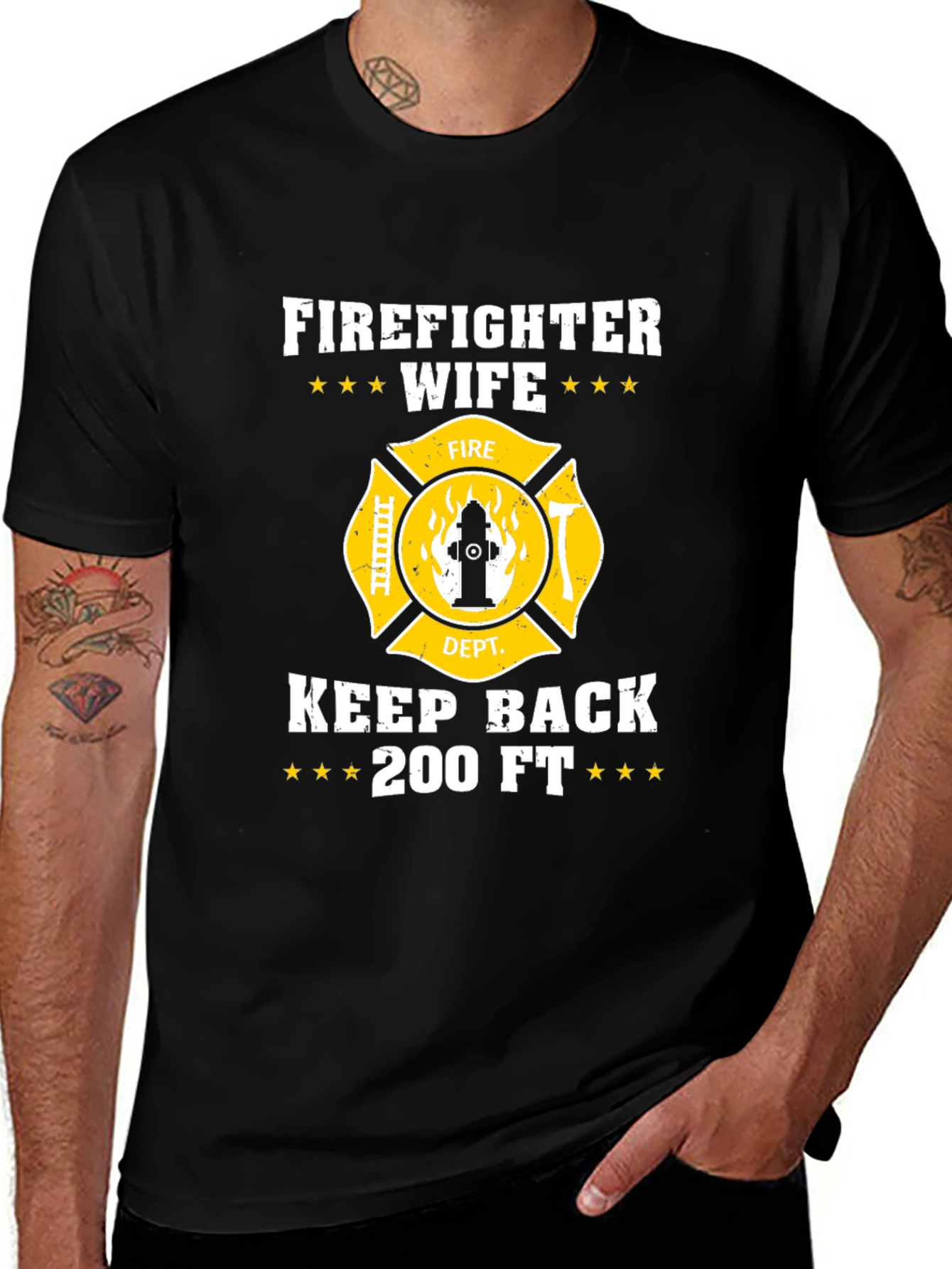 Firefighter Wife Keep Back T-Shirt