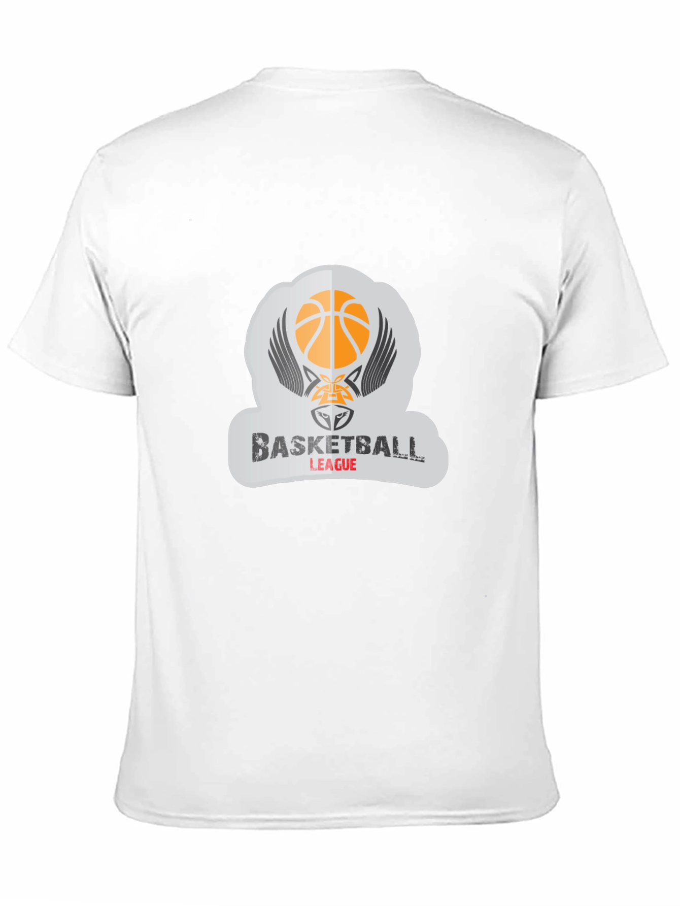 Basketball League Graphic Tee - Stylish Black T-Shirt