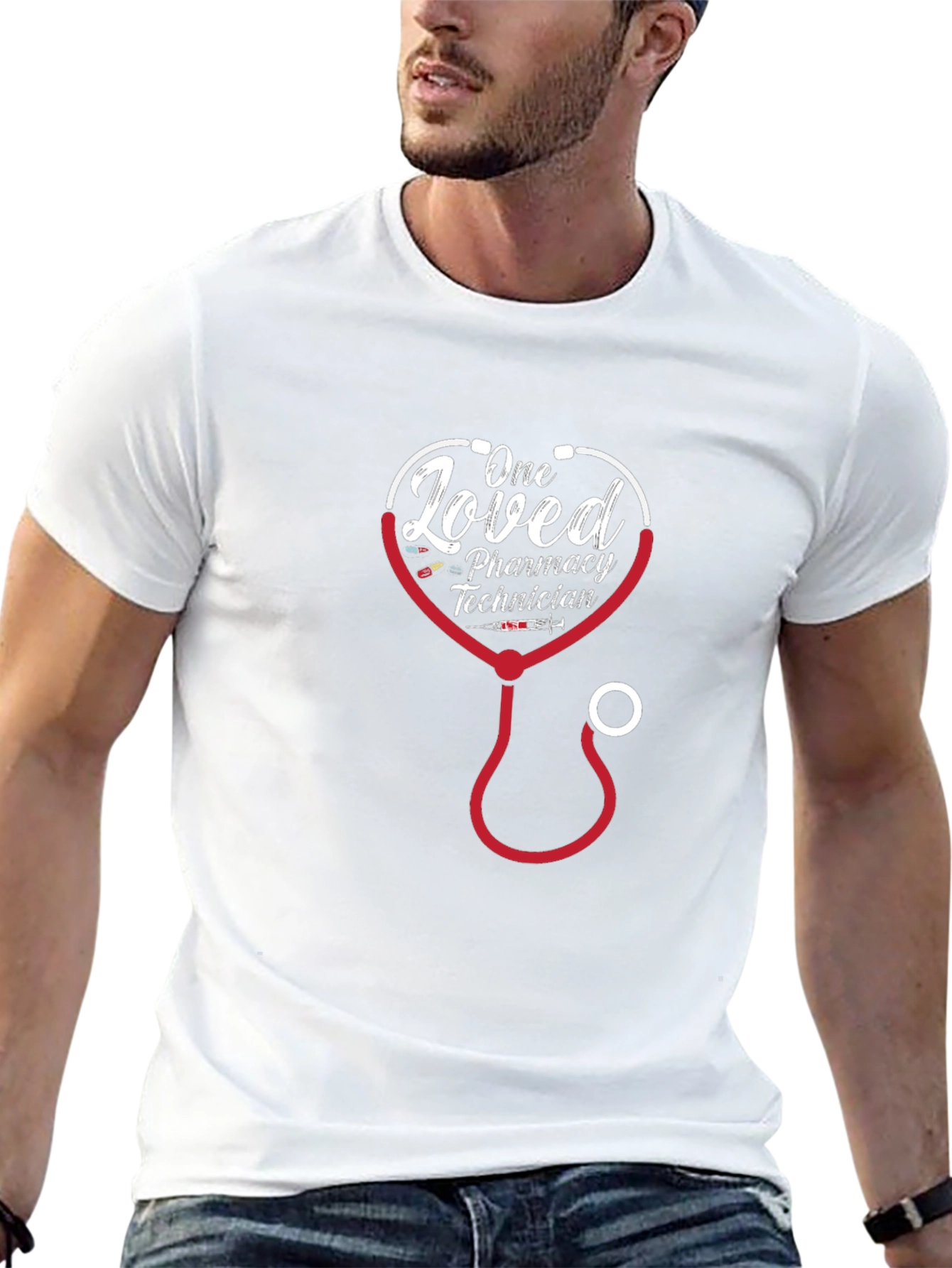 One Loved Pharmacy Technician Graphic Tee