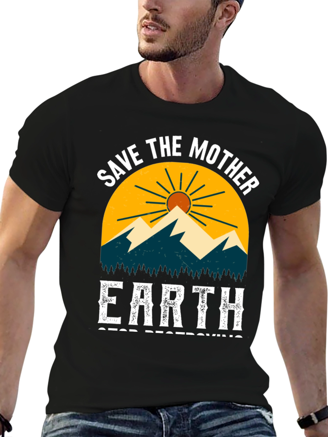 Save the Mother Earth Graphic T-Shirt