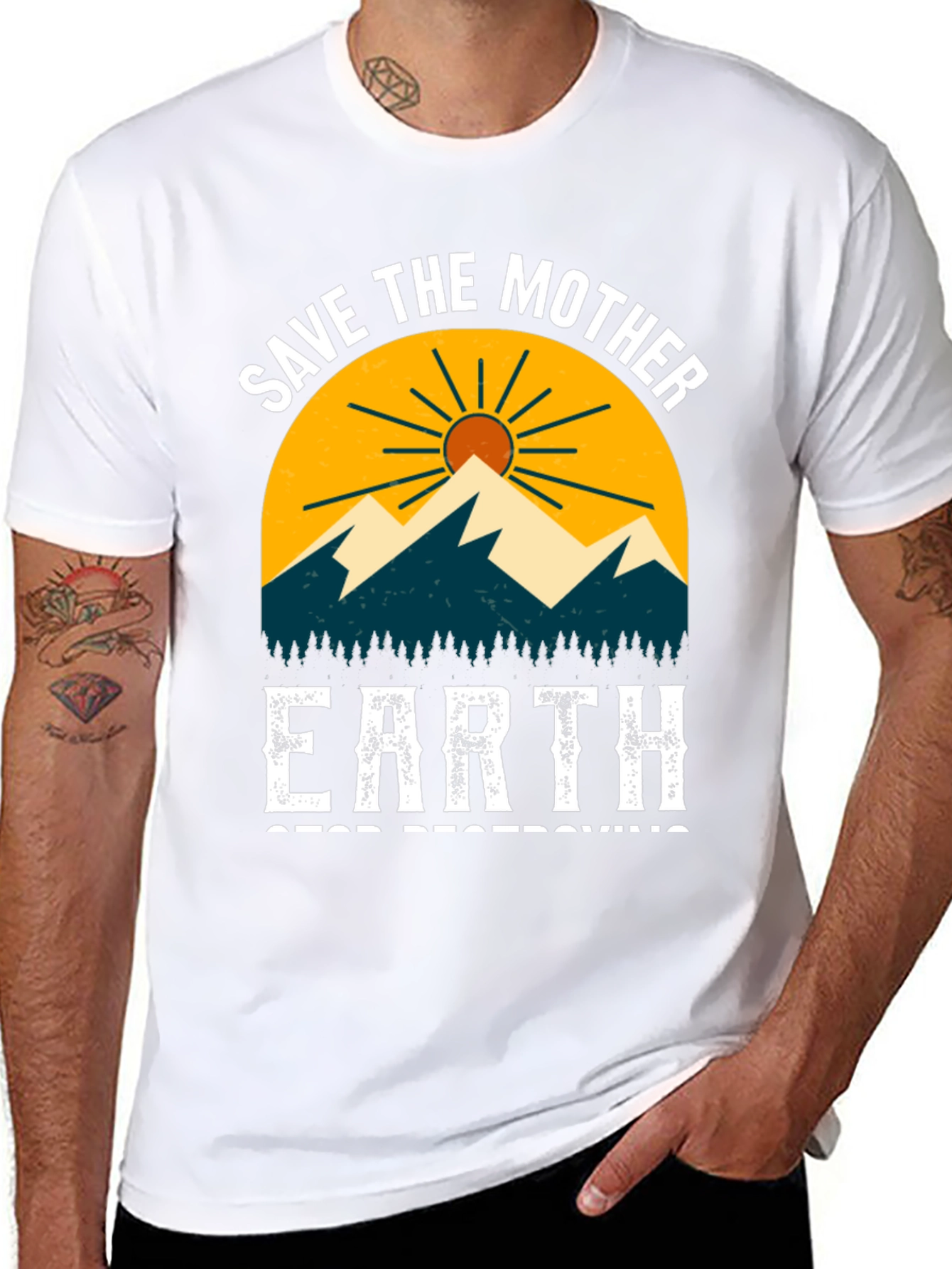 Save the Mother Earth Graphic T-Shirt