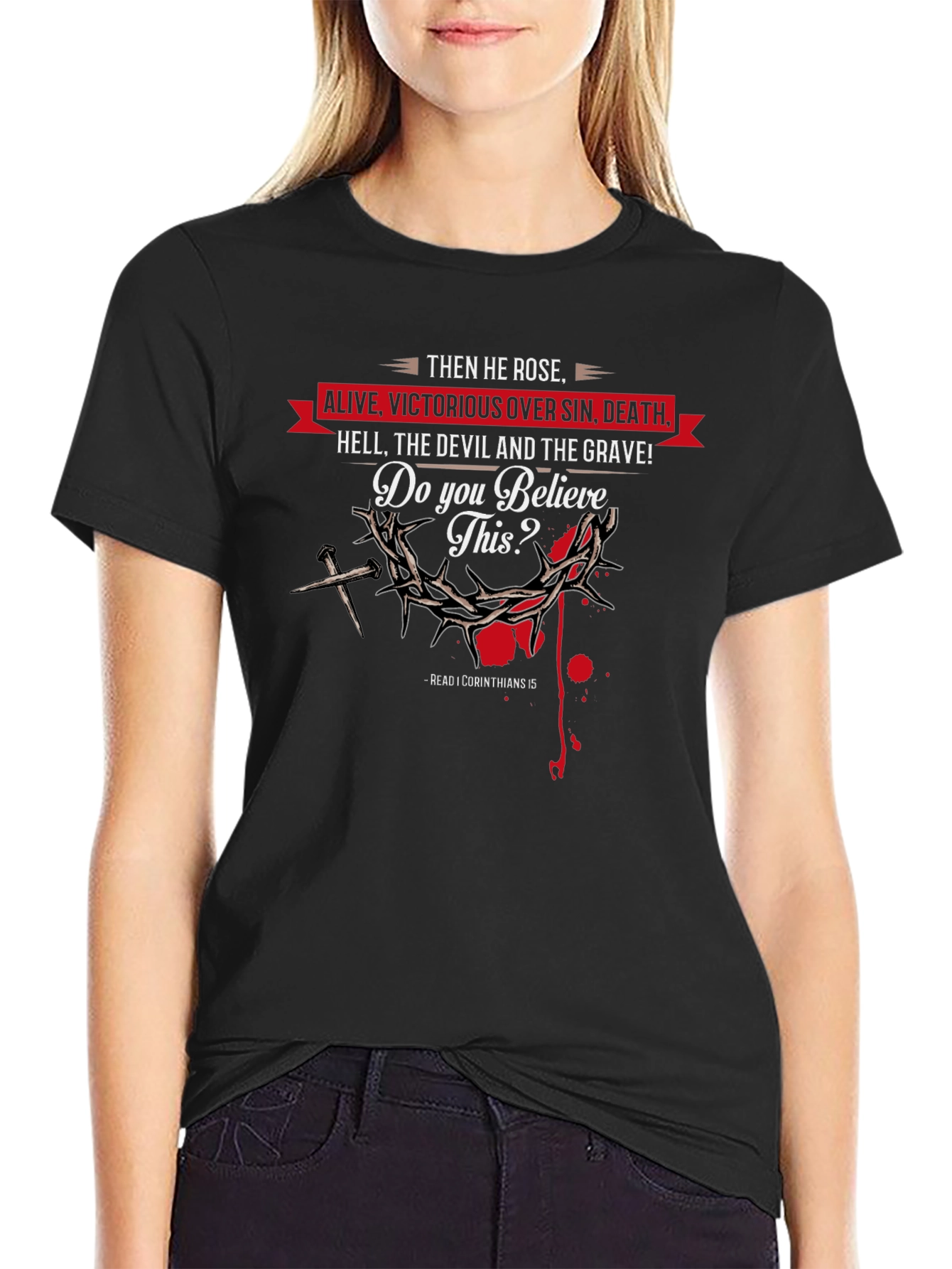 He Is Risen Graphic Tee
