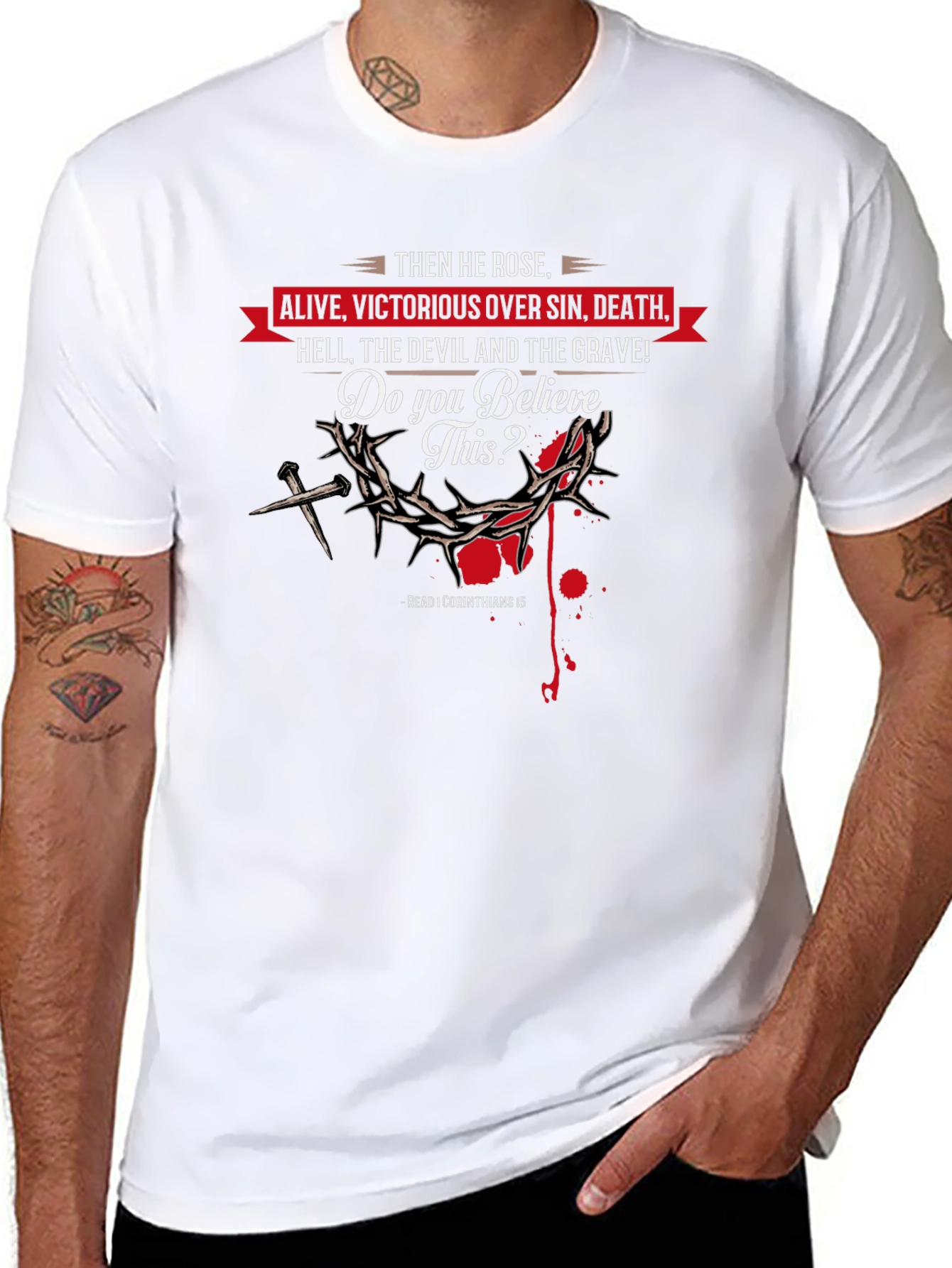He Is Risen Graphic Tee