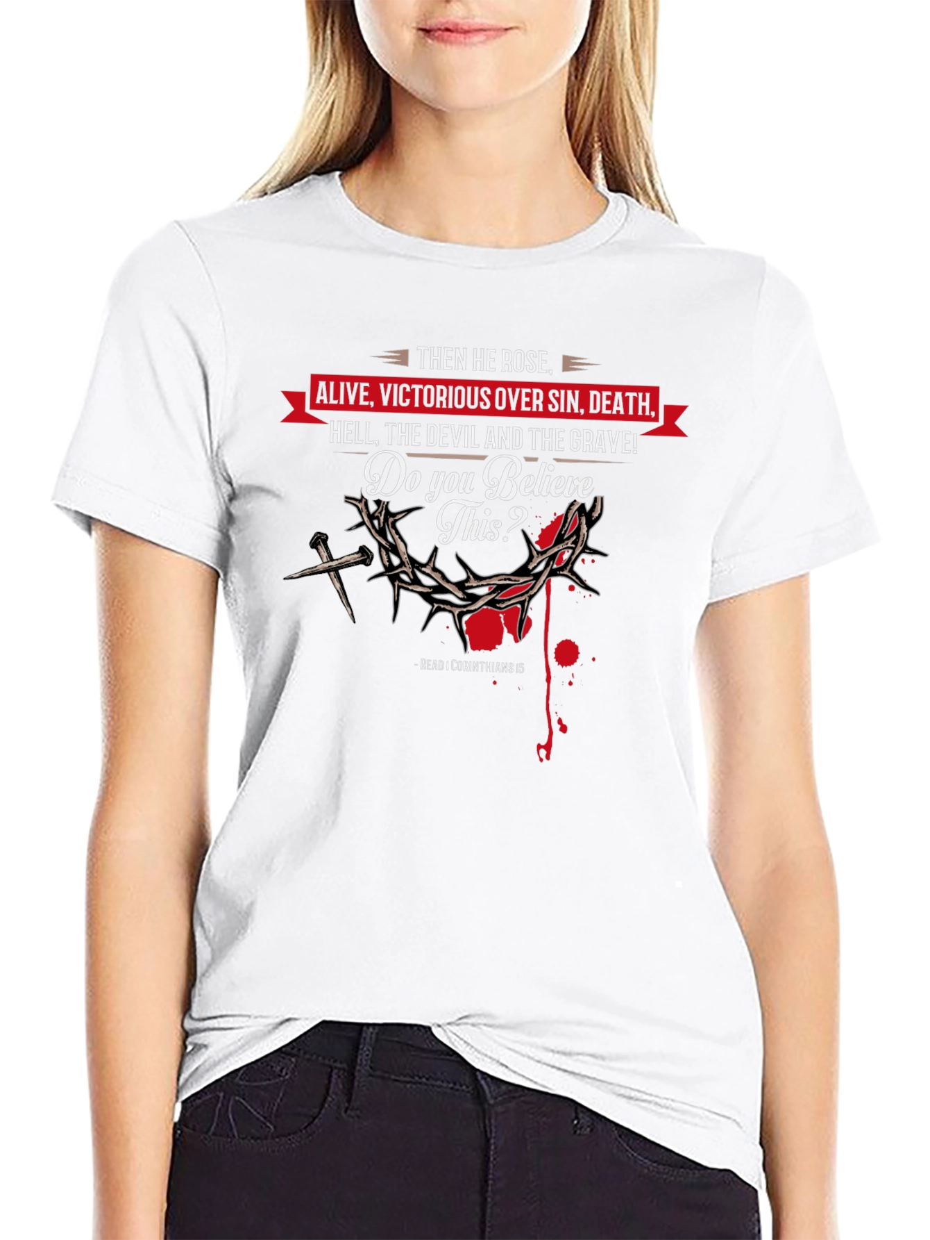 He Is Risen Graphic Tee