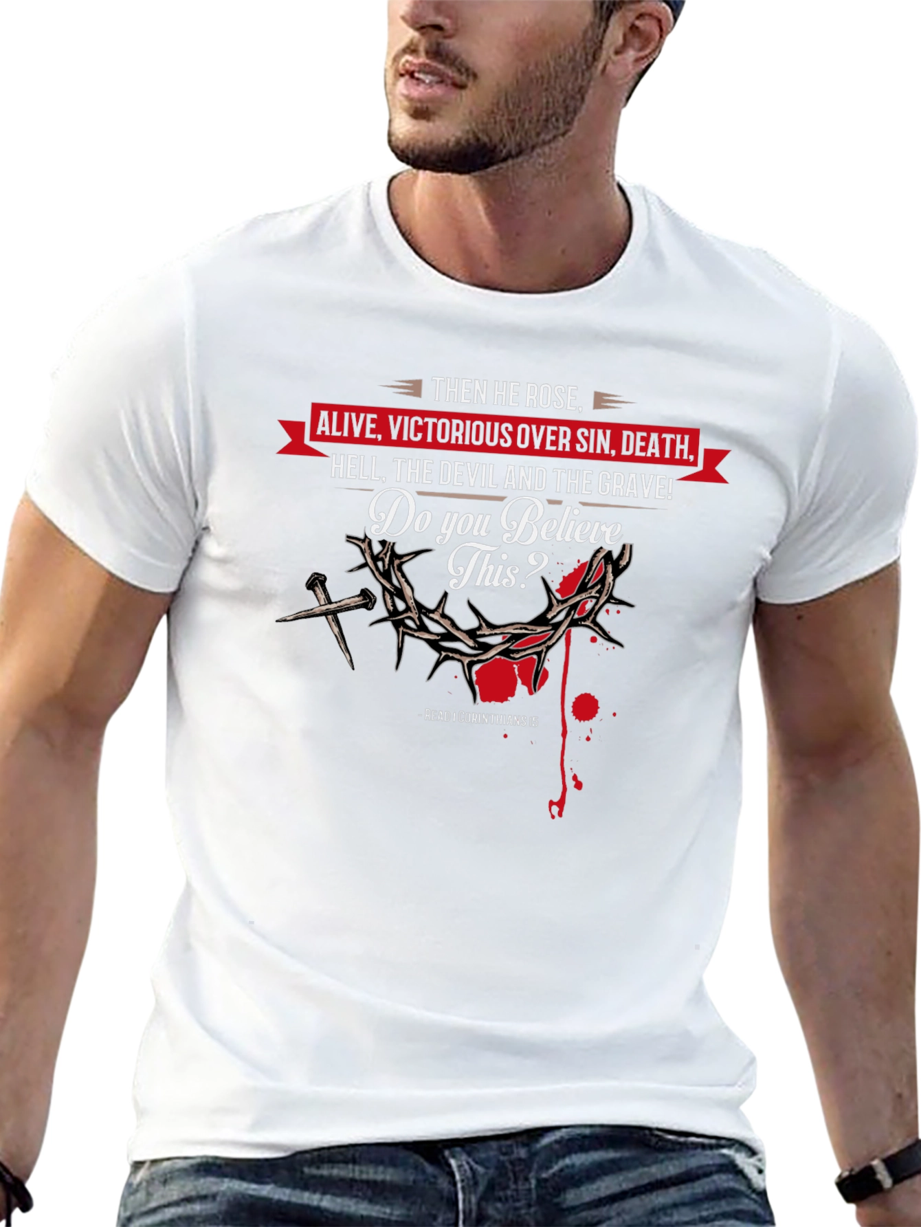 He Is Risen Graphic Tee