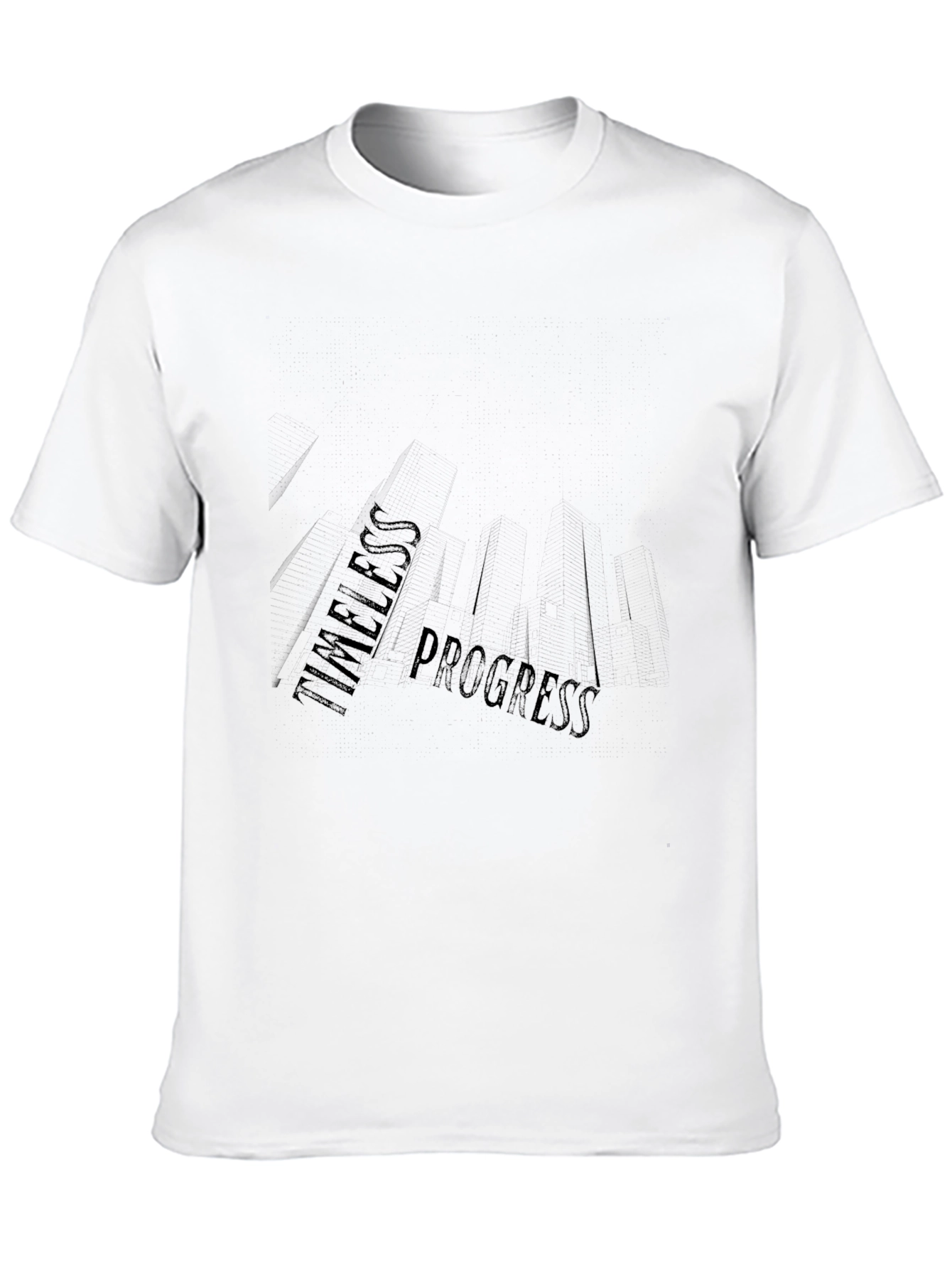 Timeless Progress Black Graphic Tee