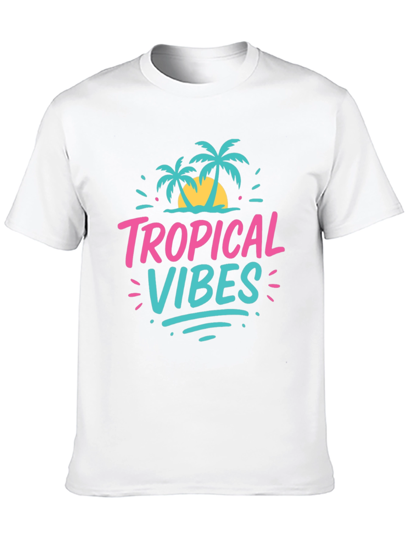 Tropical Vibes Graphic Tee - Summer Ready!