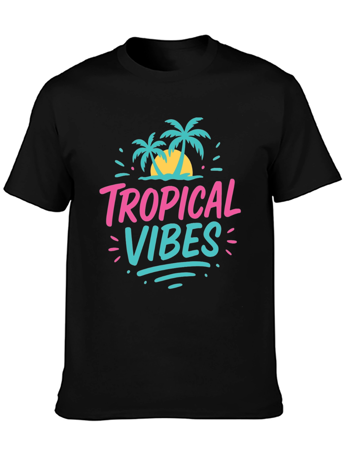 Tropical Vibes Graphic Tee - Summer Ready!