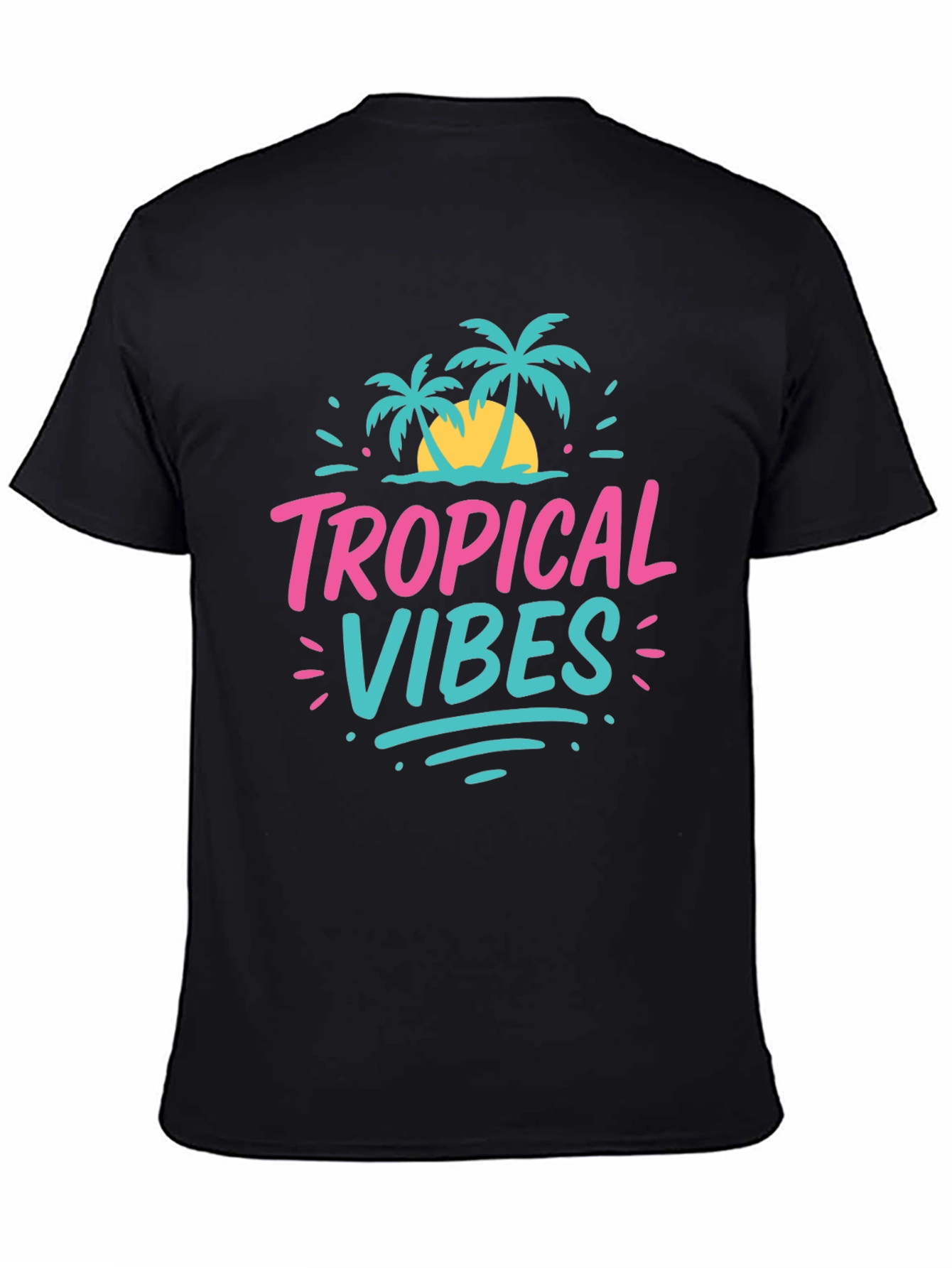 Tropical Vibes Graphic Tee - Summer Ready!