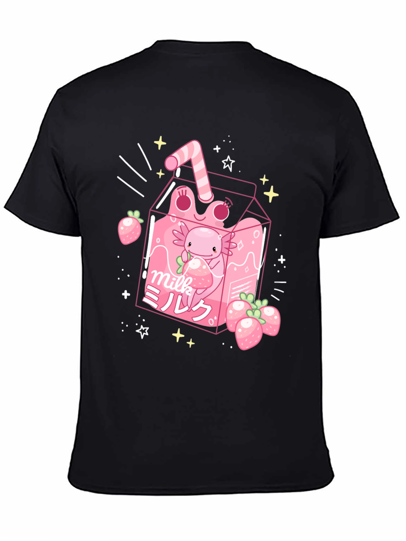 Strawberry Milk Axolotl T-Shirt