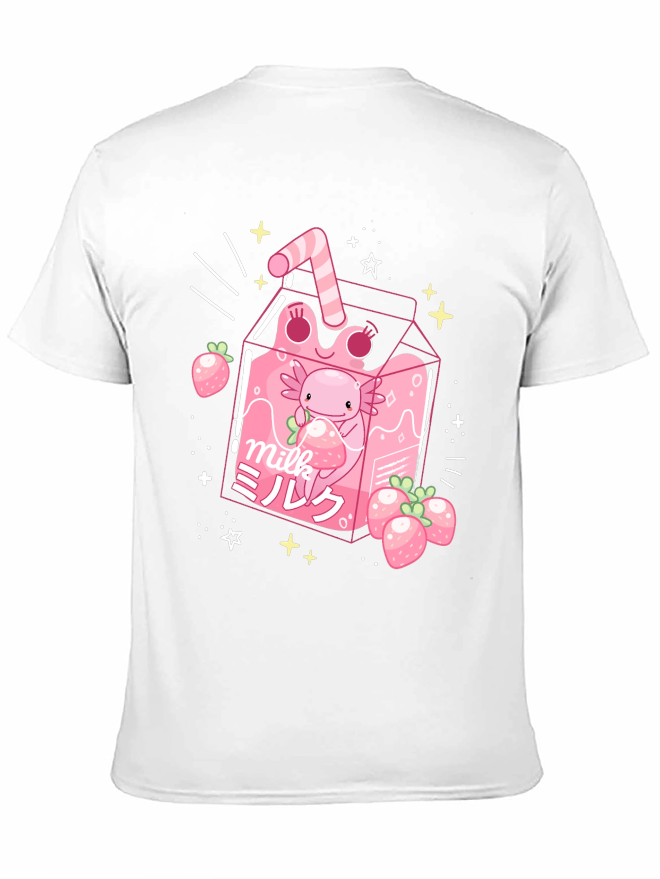 Strawberry Milk Axolotl T-Shirt