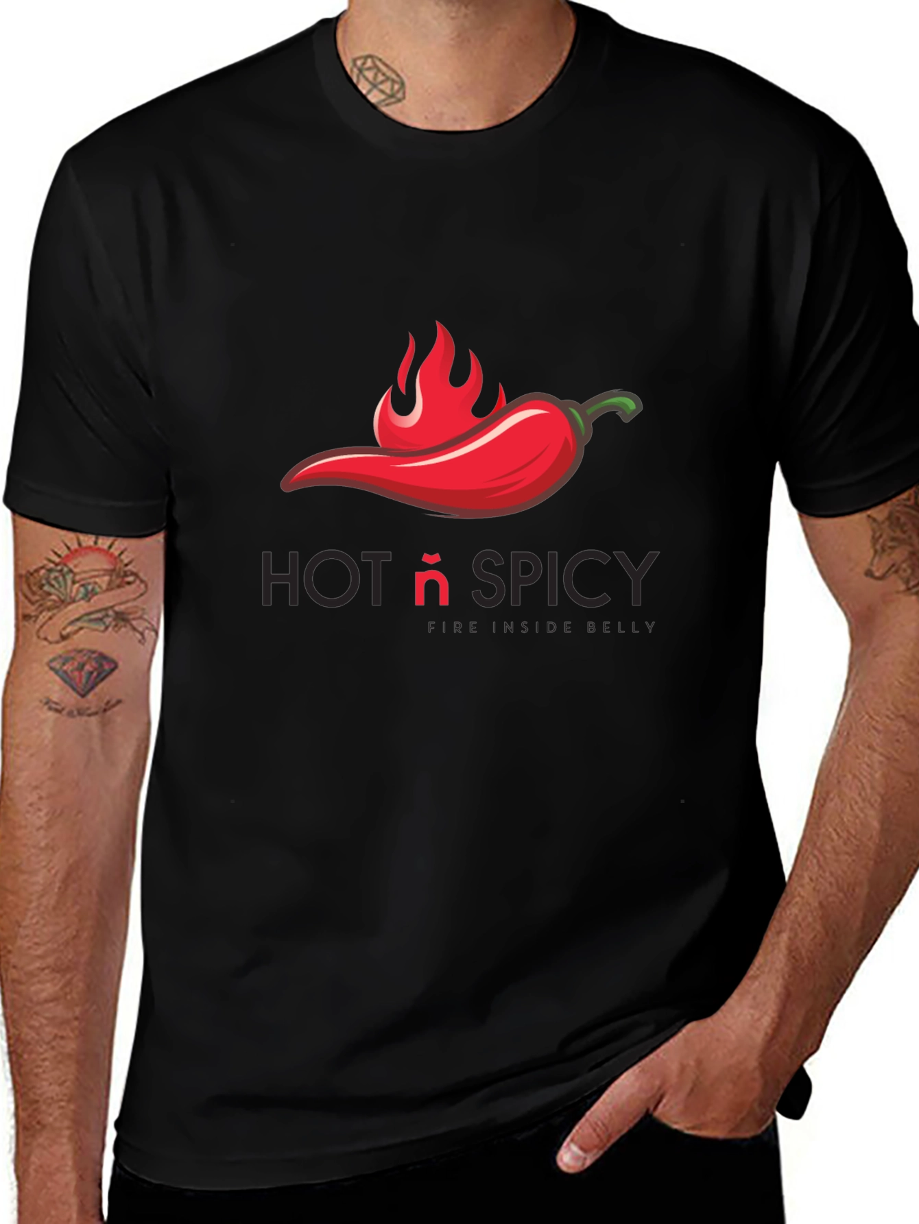 Hot & Spicy Graphic T-Shirt