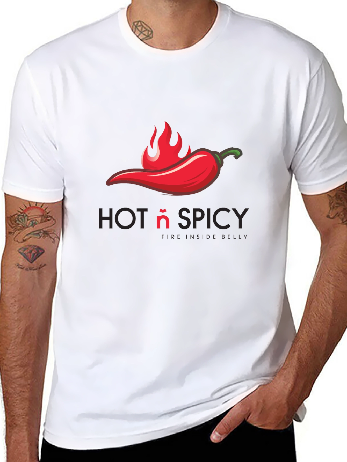 Hot & Spicy Graphic T-Shirt