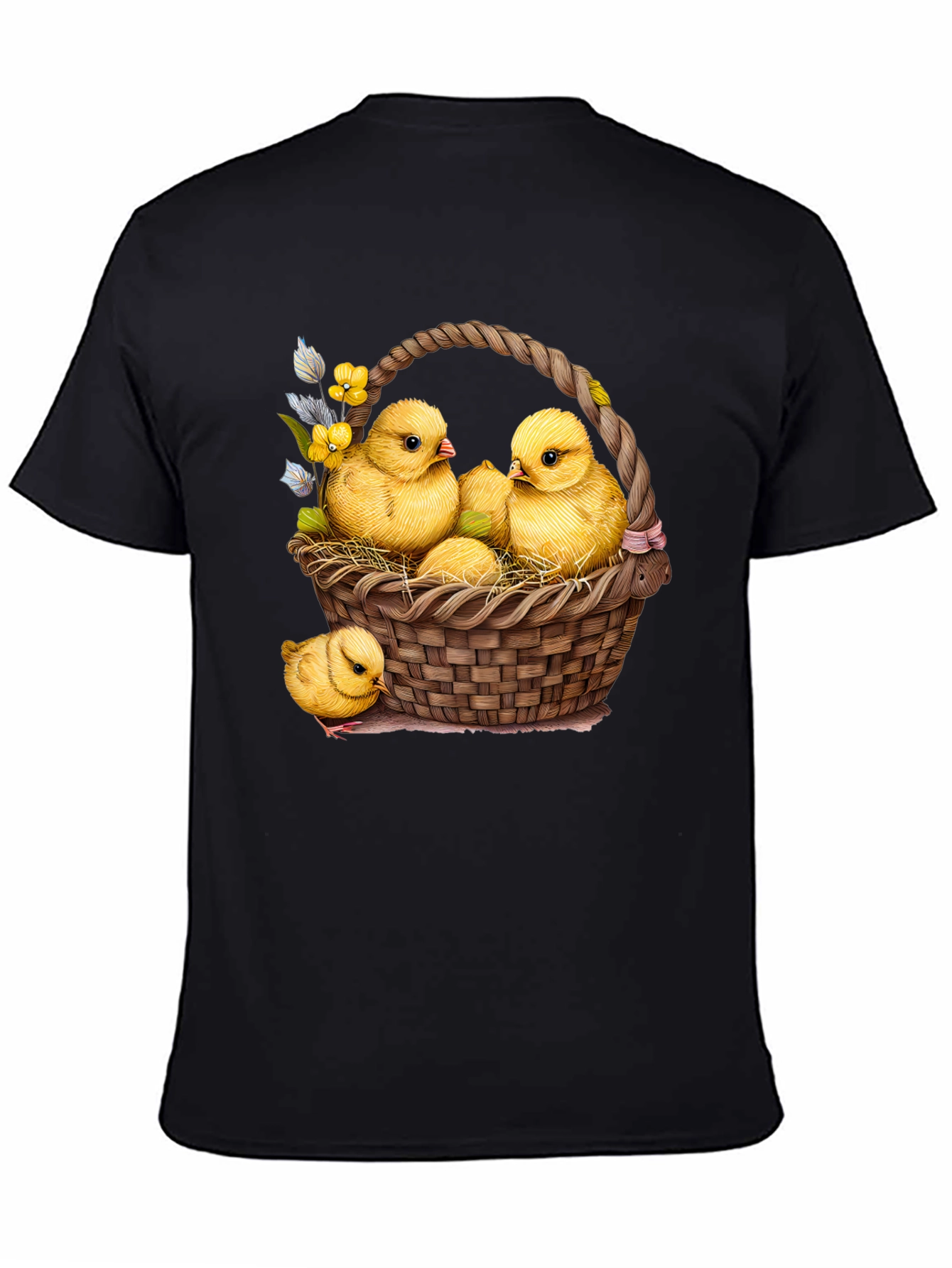 Easter Chick Basket Graphic Tee
