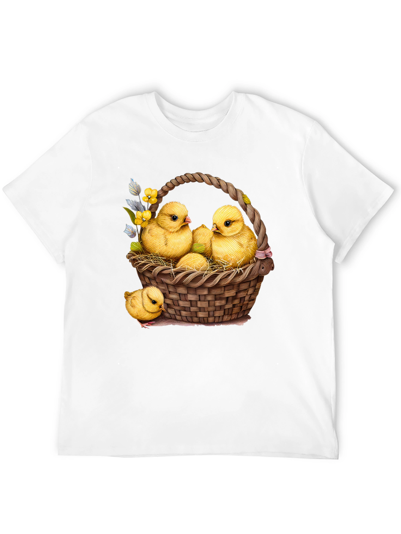 Easter Chick Basket Graphic Tee