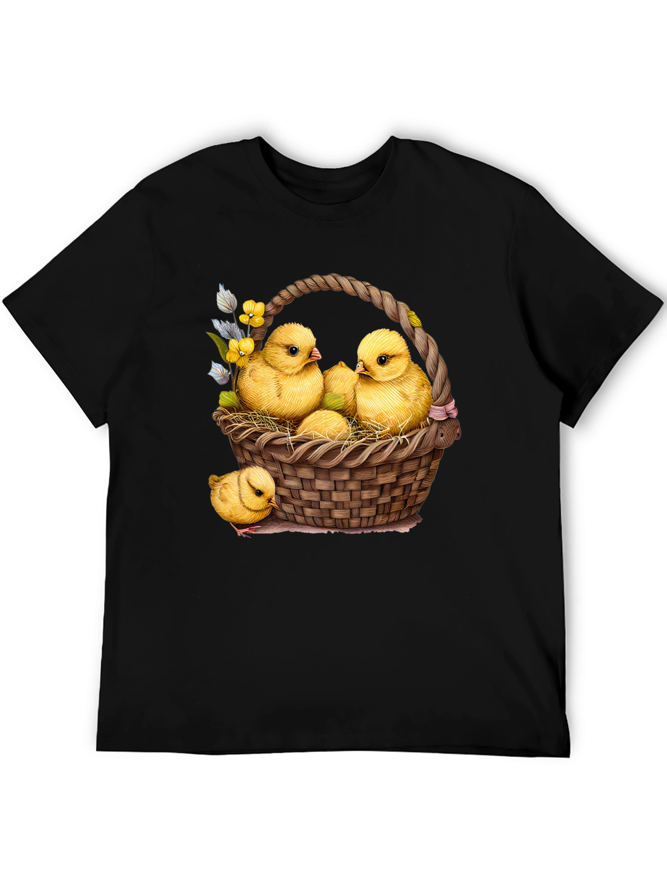 Easter Chick Basket Graphic Tee