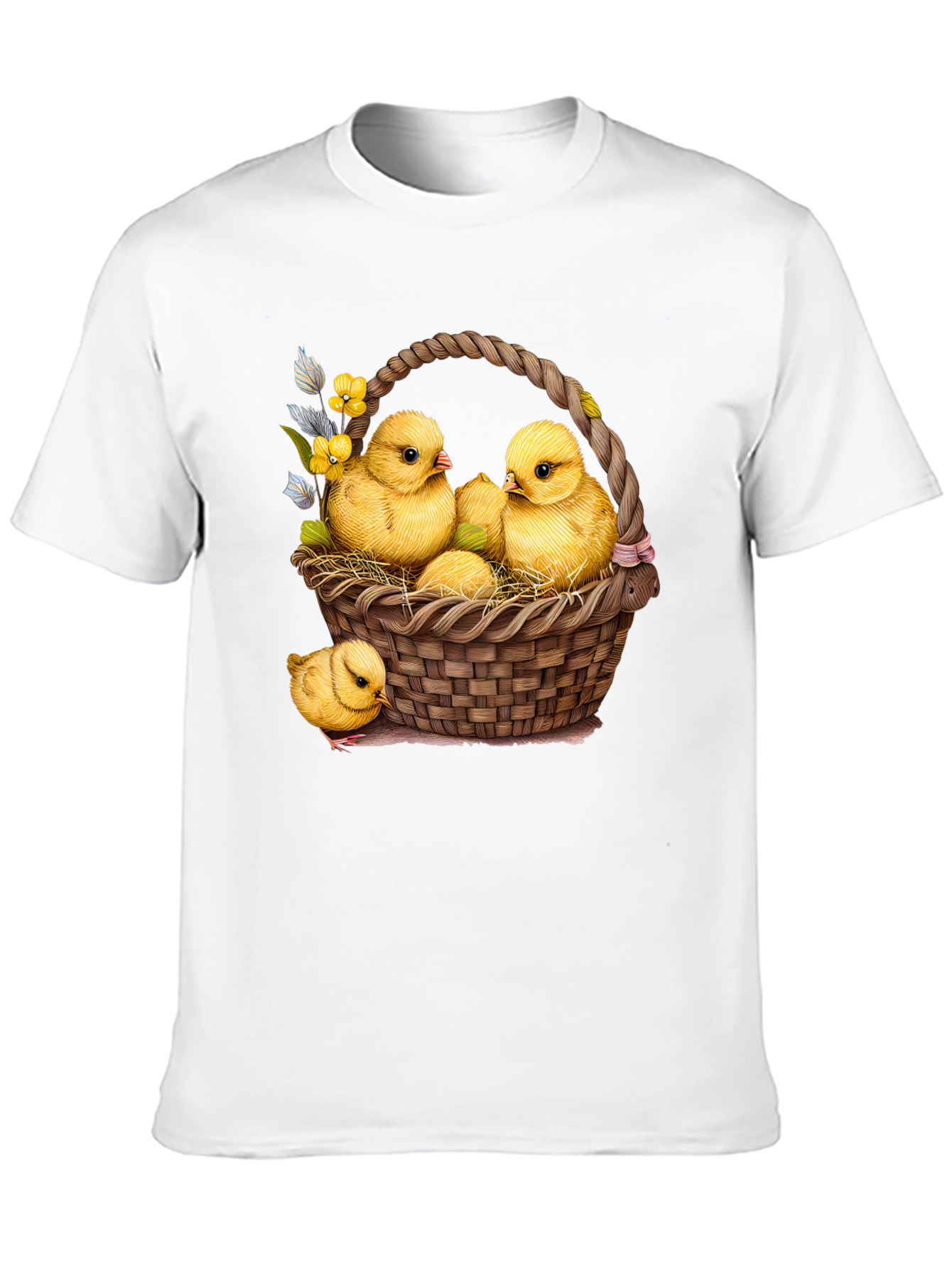 Easter Chick Basket Graphic Tee