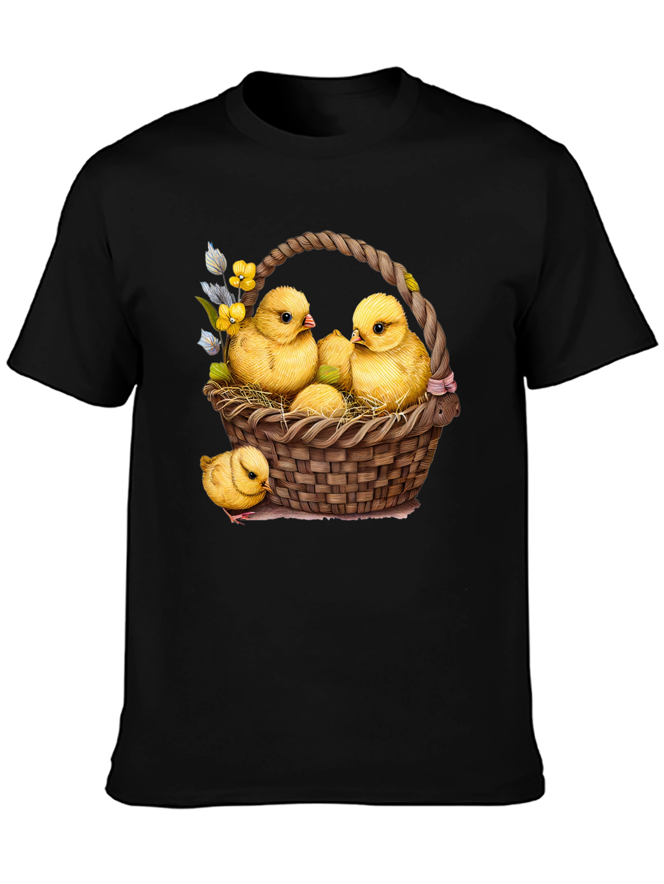 Easter Chick Basket Graphic Tee