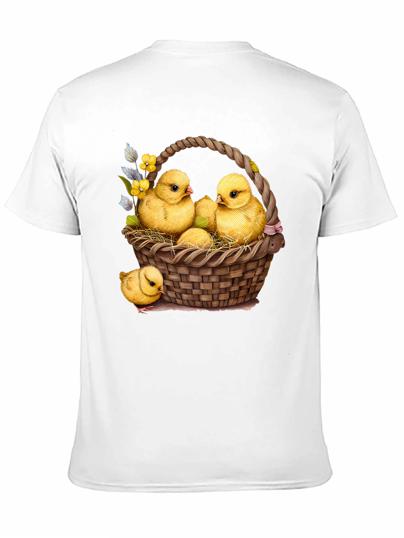Easter Chick Basket Graphic Tee