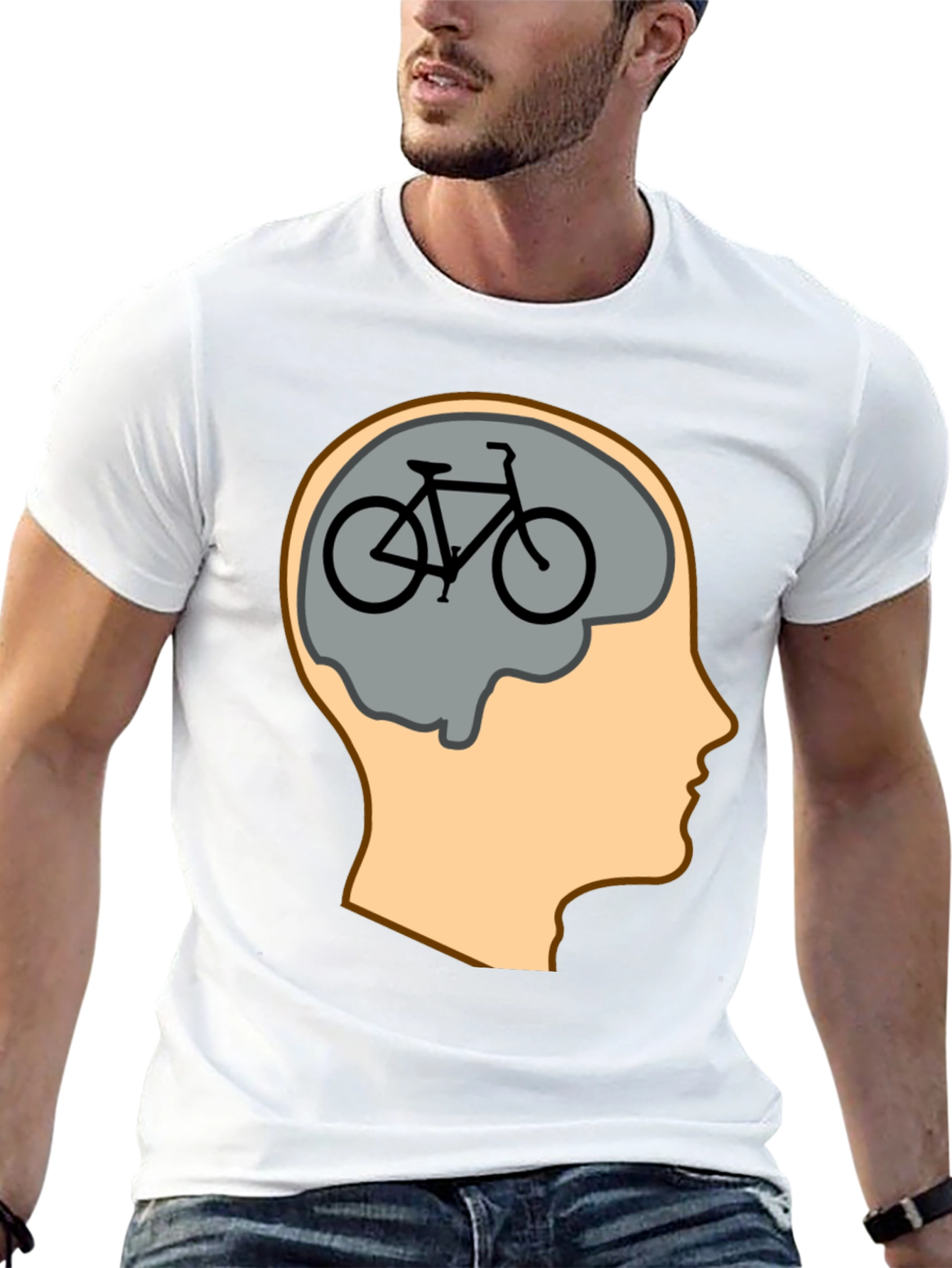 Bike On The Brain Graphic Tee