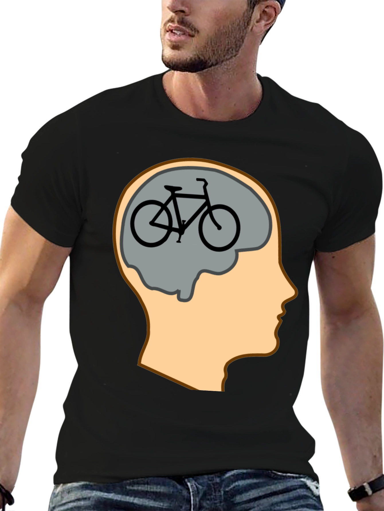 Bike On The Brain Graphic Tee