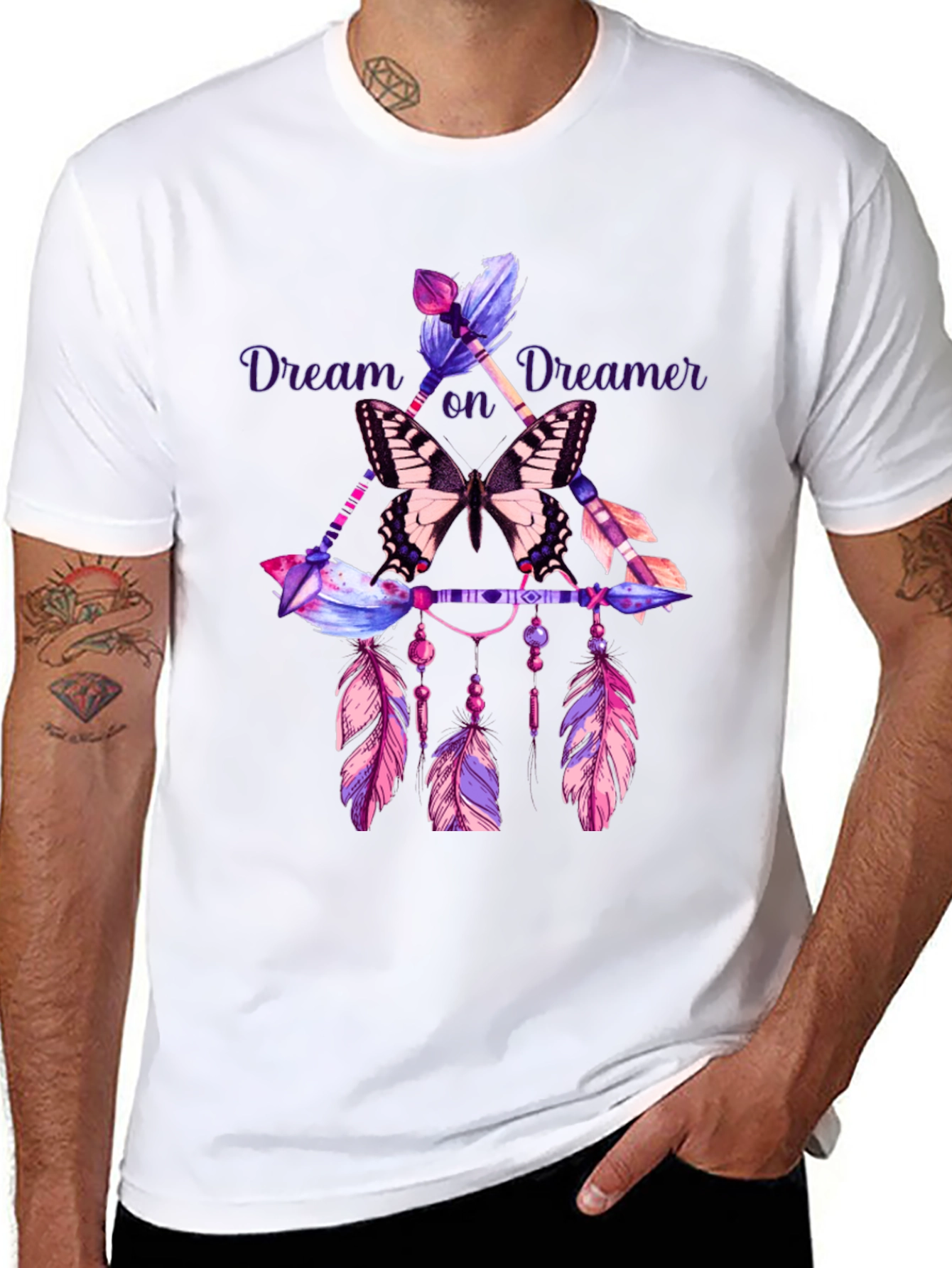 Dream On Dreamer Graphic T-Shirt