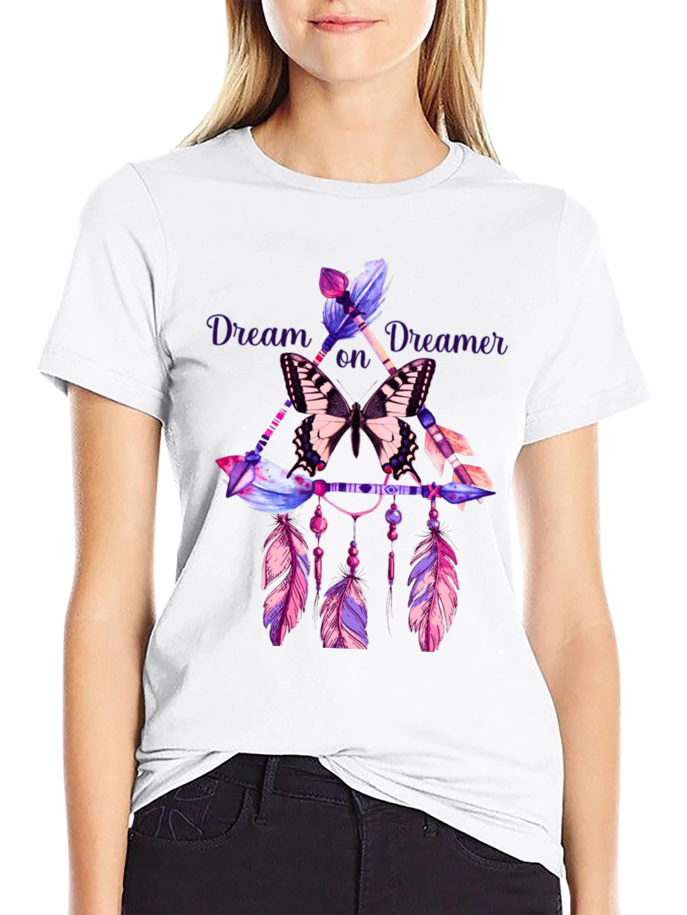 Dream On Dreamer Graphic T-Shirt