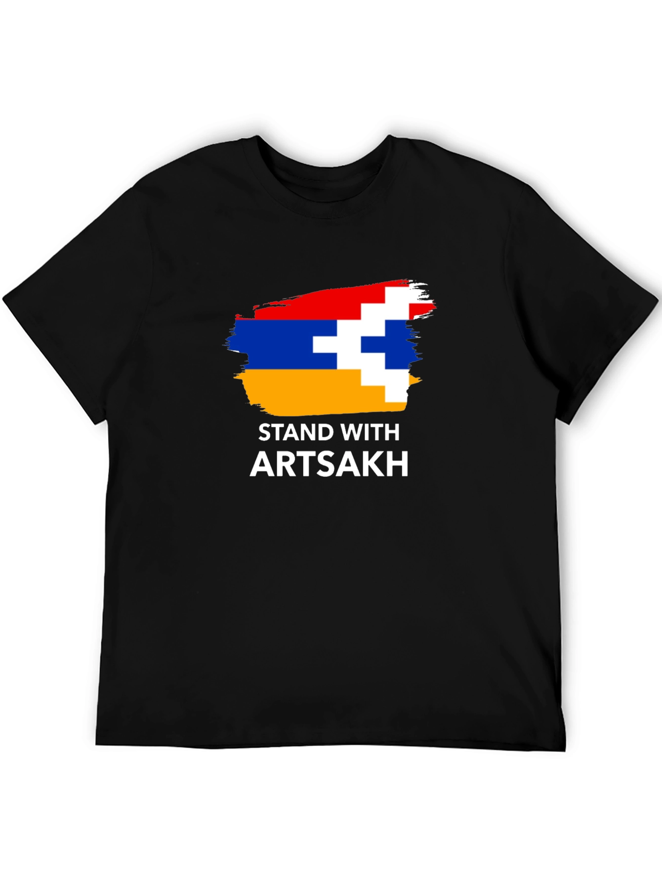 Stand With Artsakh Graphic Tee - Black