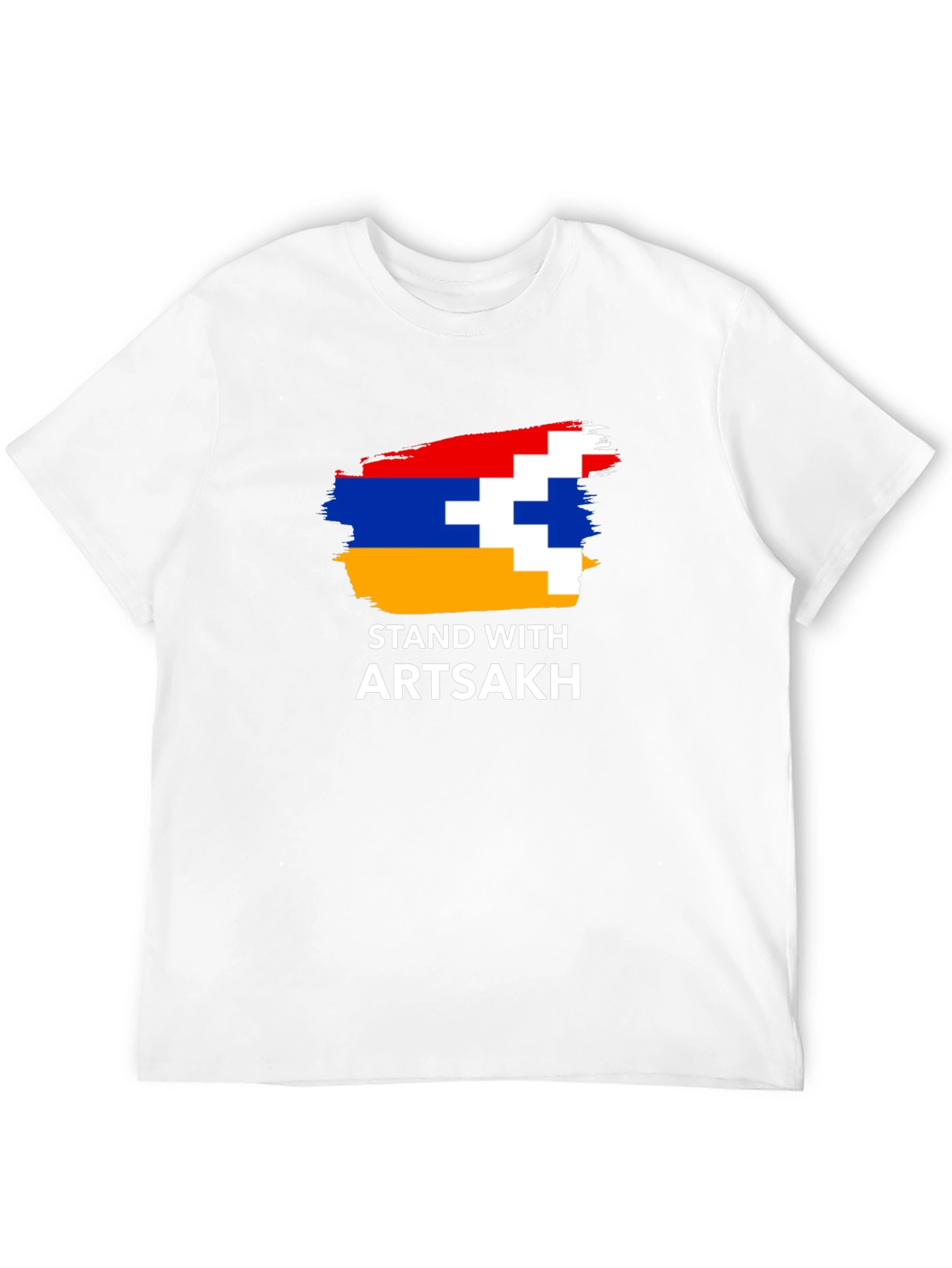 Stand With Artsakh Graphic Tee - Black