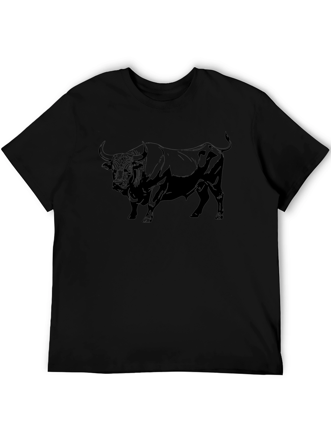 Black Bull Graphic Tee - Bold & Stylish