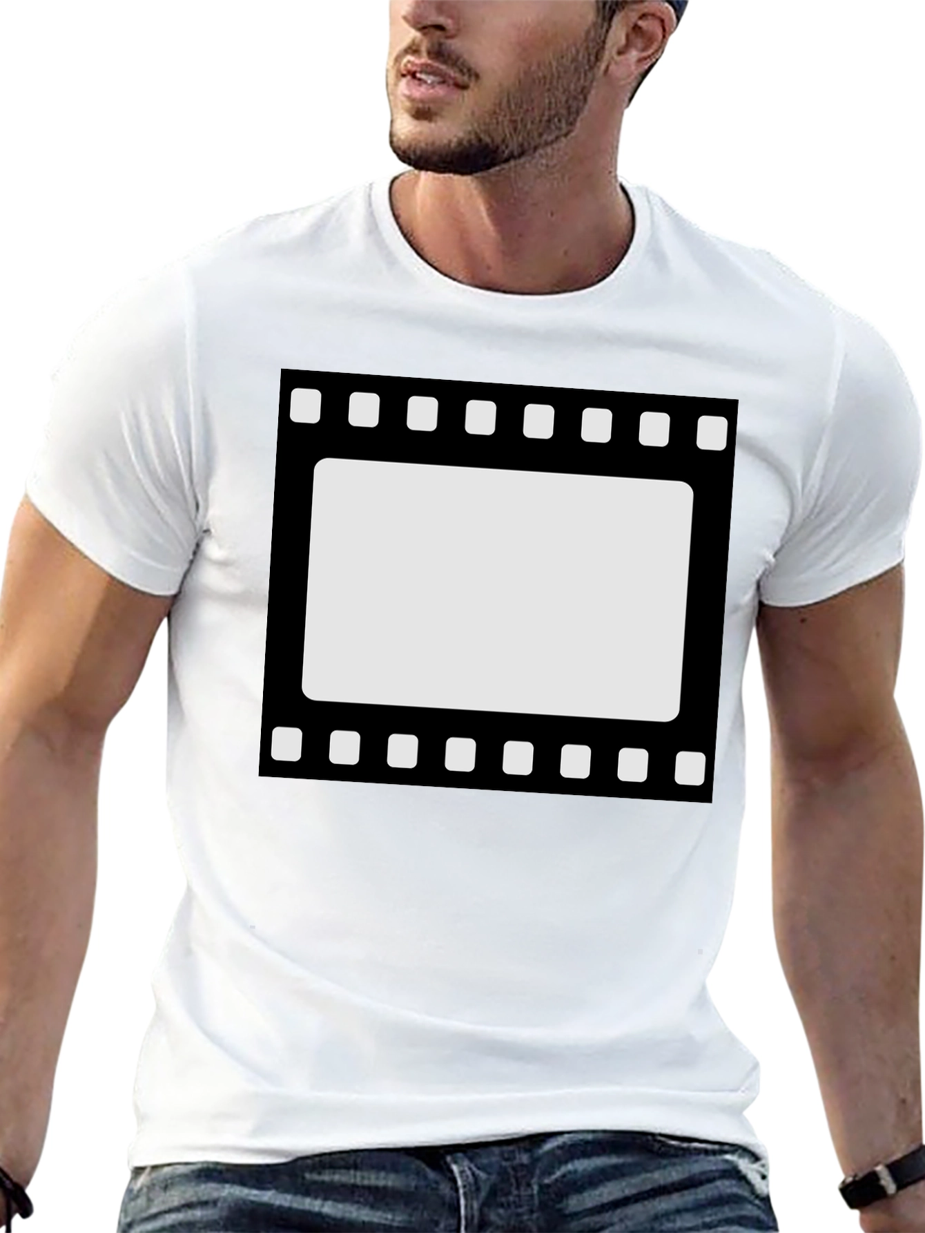 Movie Film Strip T-Shirt - Retro Cinema Tee
