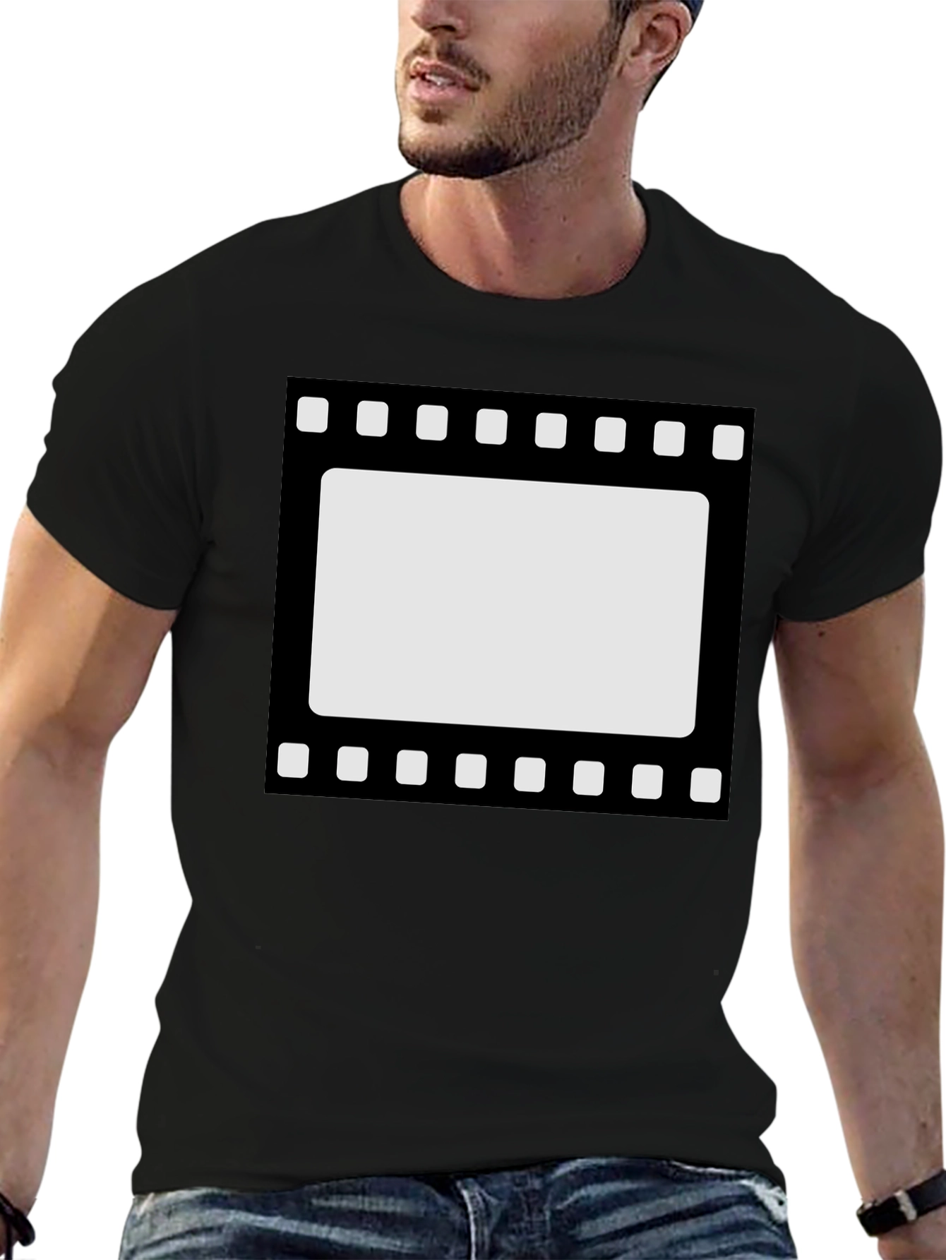 Movie Film Strip T-Shirt - Retro Cinema Tee