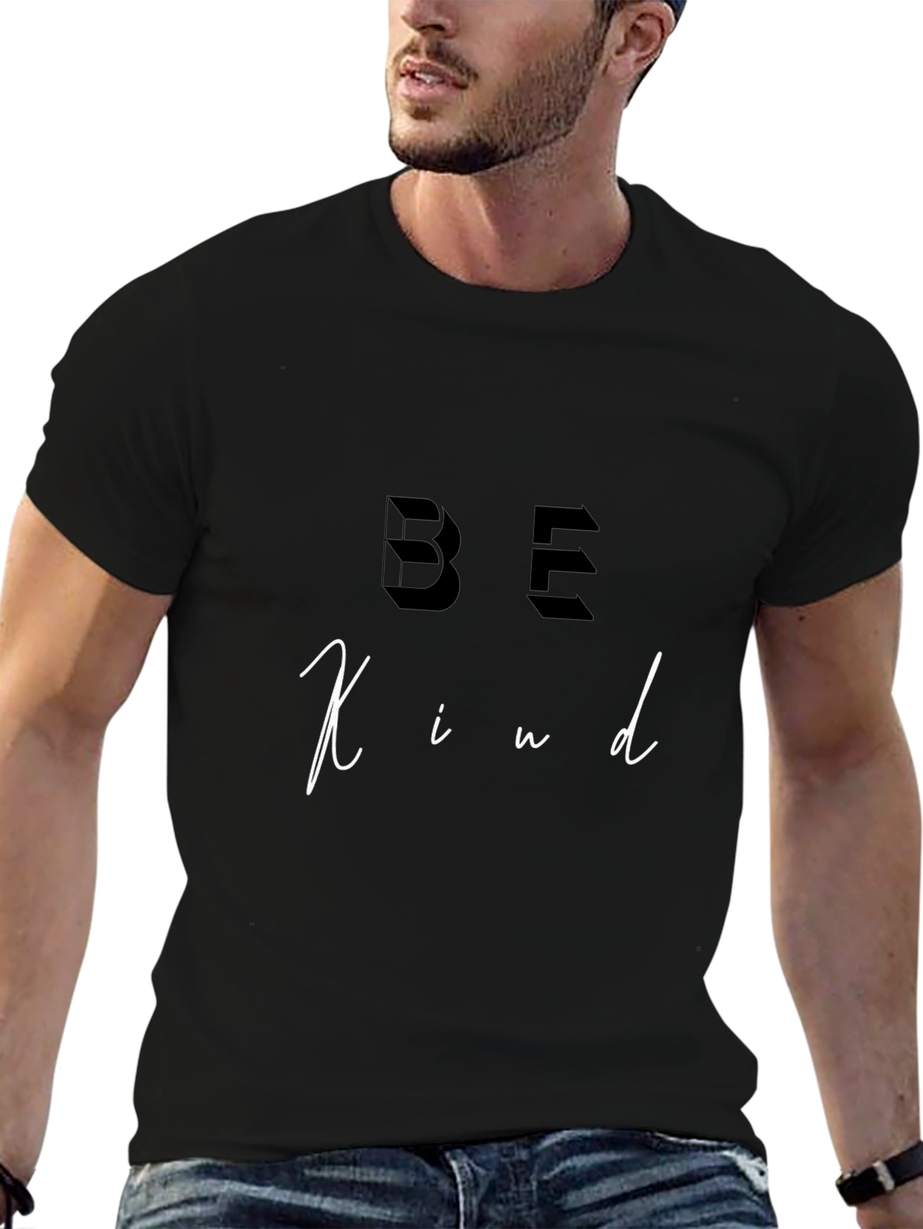 Be Kind Black Graphic Tee