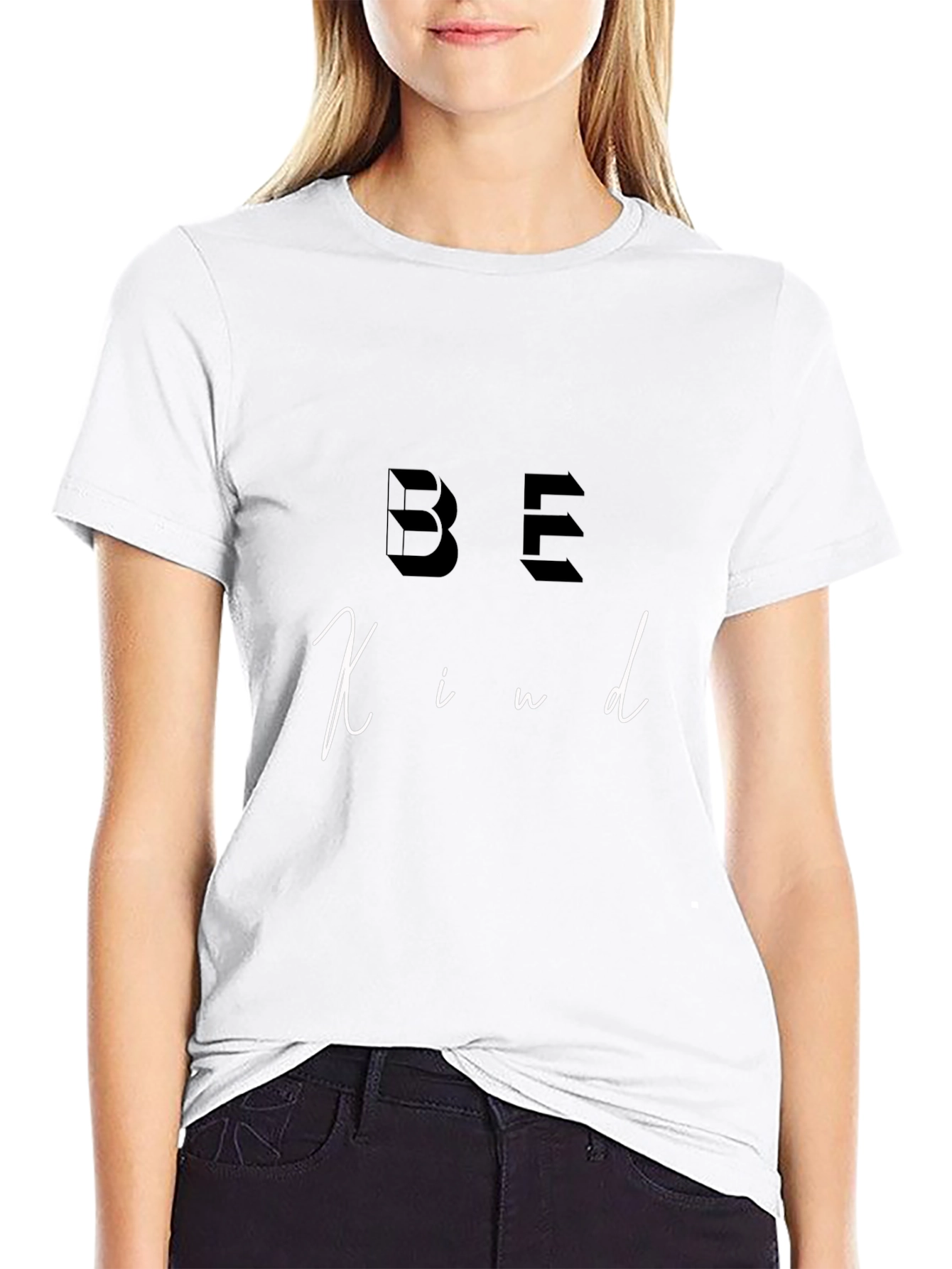 Be Kind Black Graphic Tee
