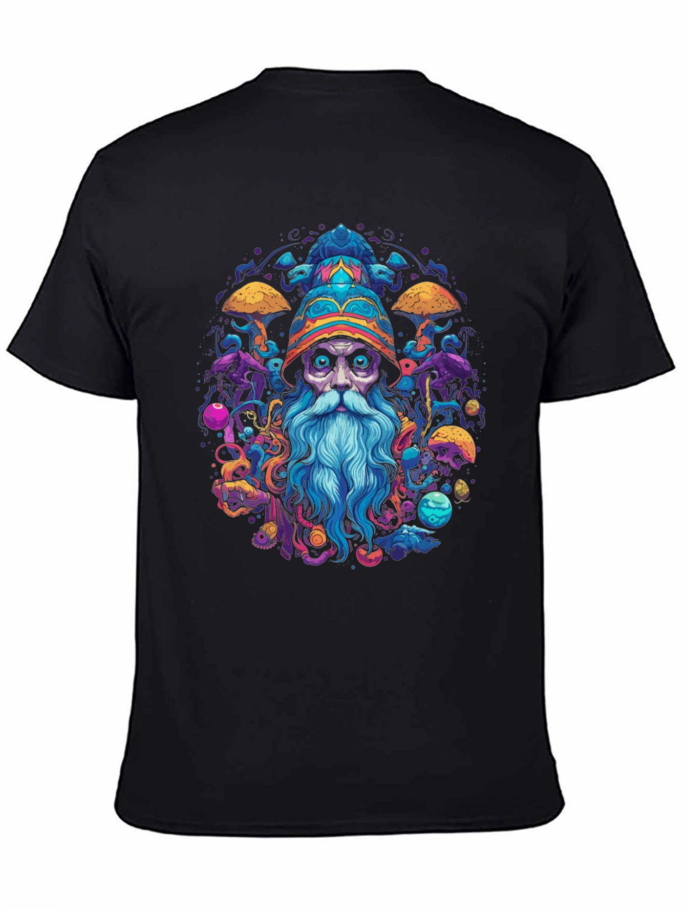 Wizard Graphic Black T-Shirt