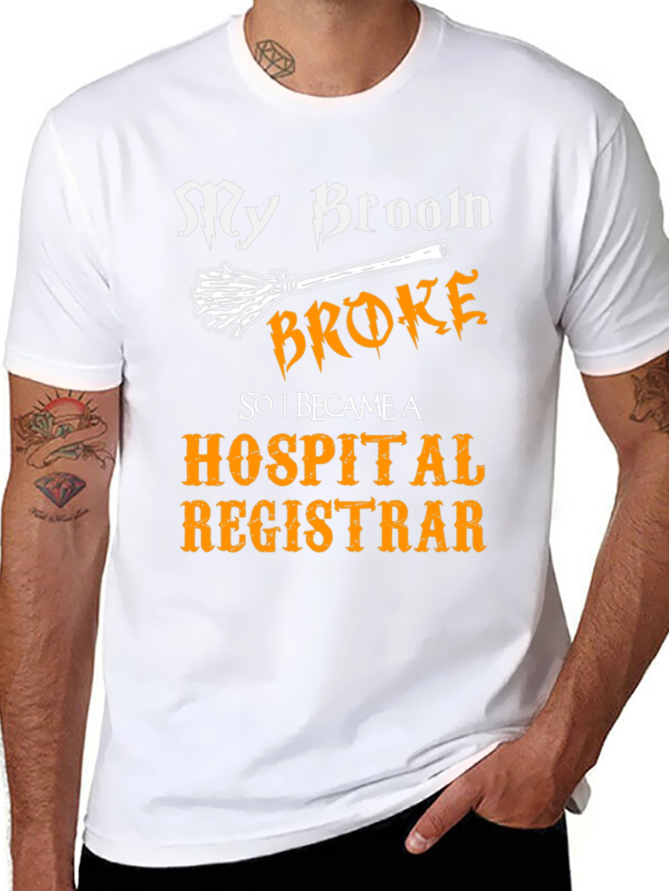 Broom Broke Hospital Registrar T-Shirt