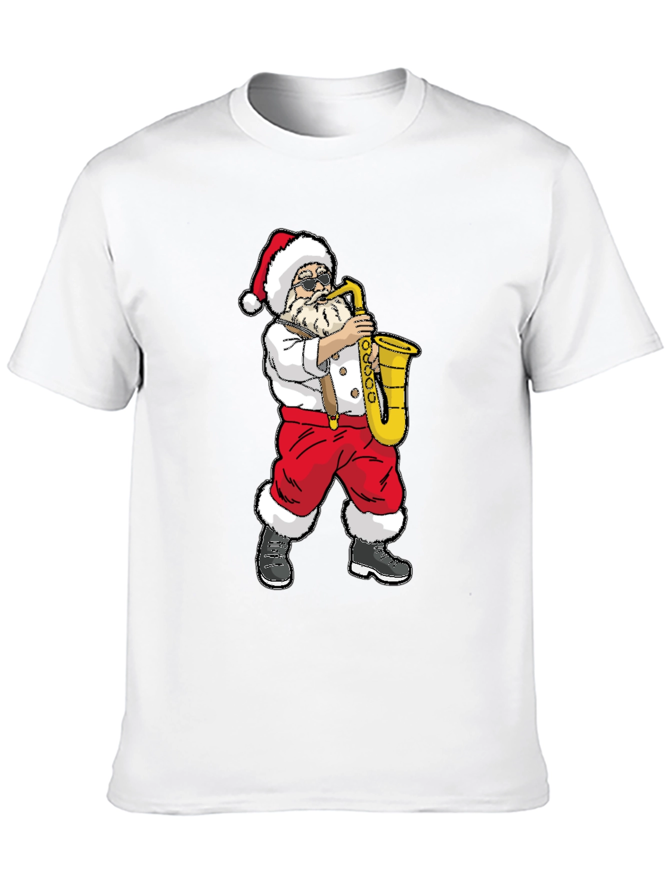 Santa Saxophone Graphic Tee