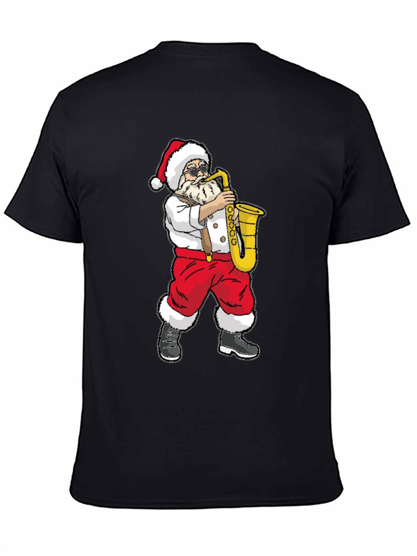 Santa Saxophone Graphic Tee