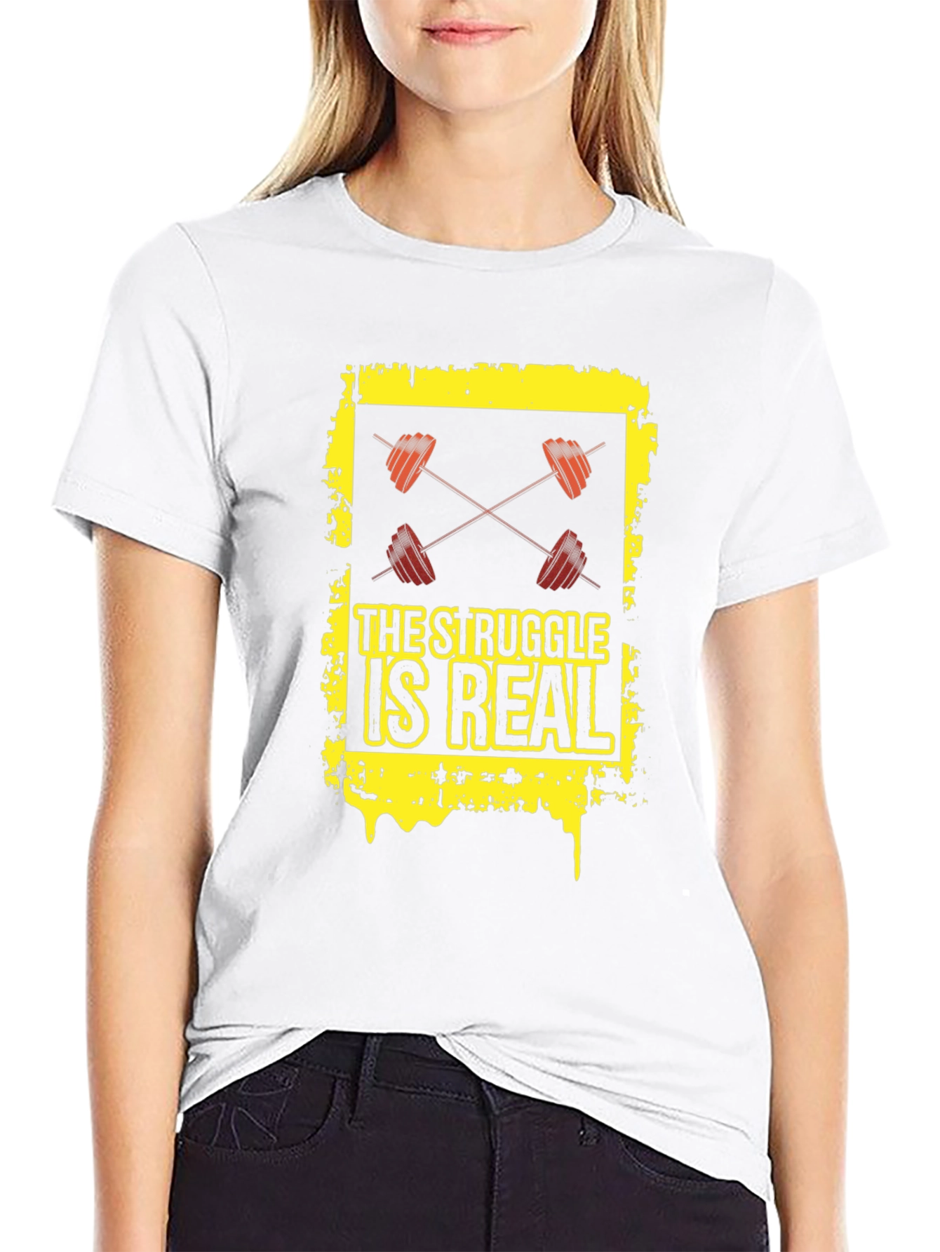 The Struggle Is Real Gym T-Shirt