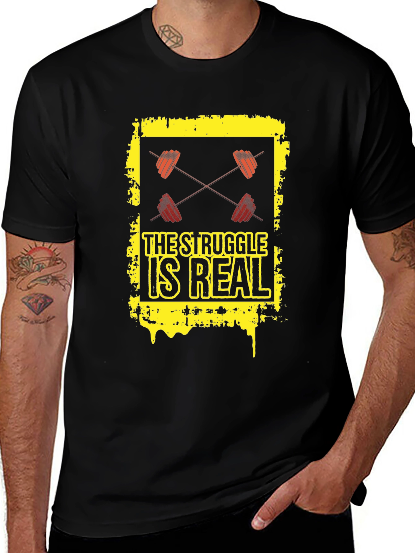 The Struggle Is Real Gym T-Shirt