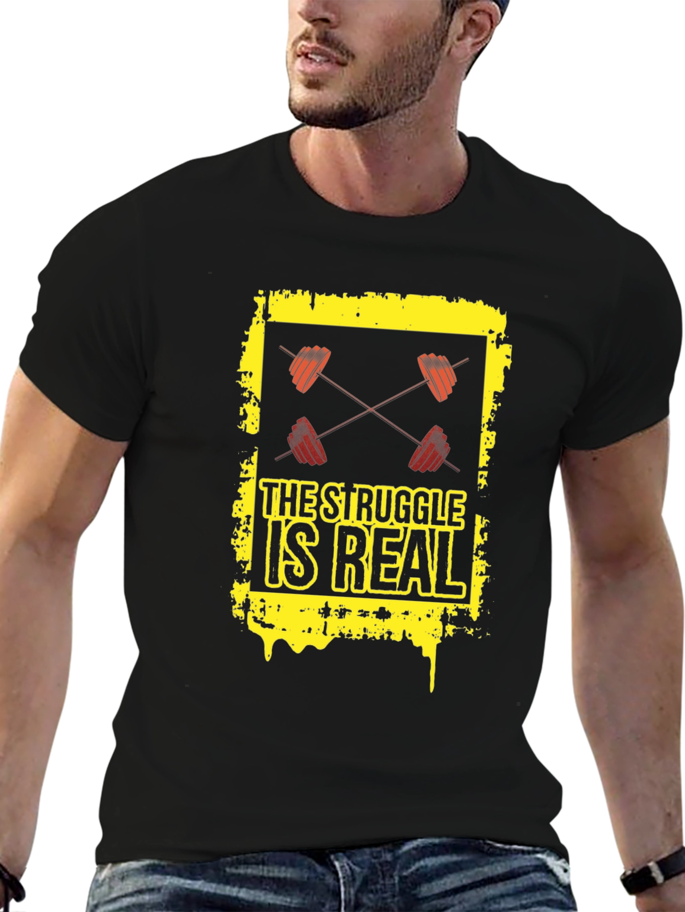 The Struggle Is Real Gym T-Shirt