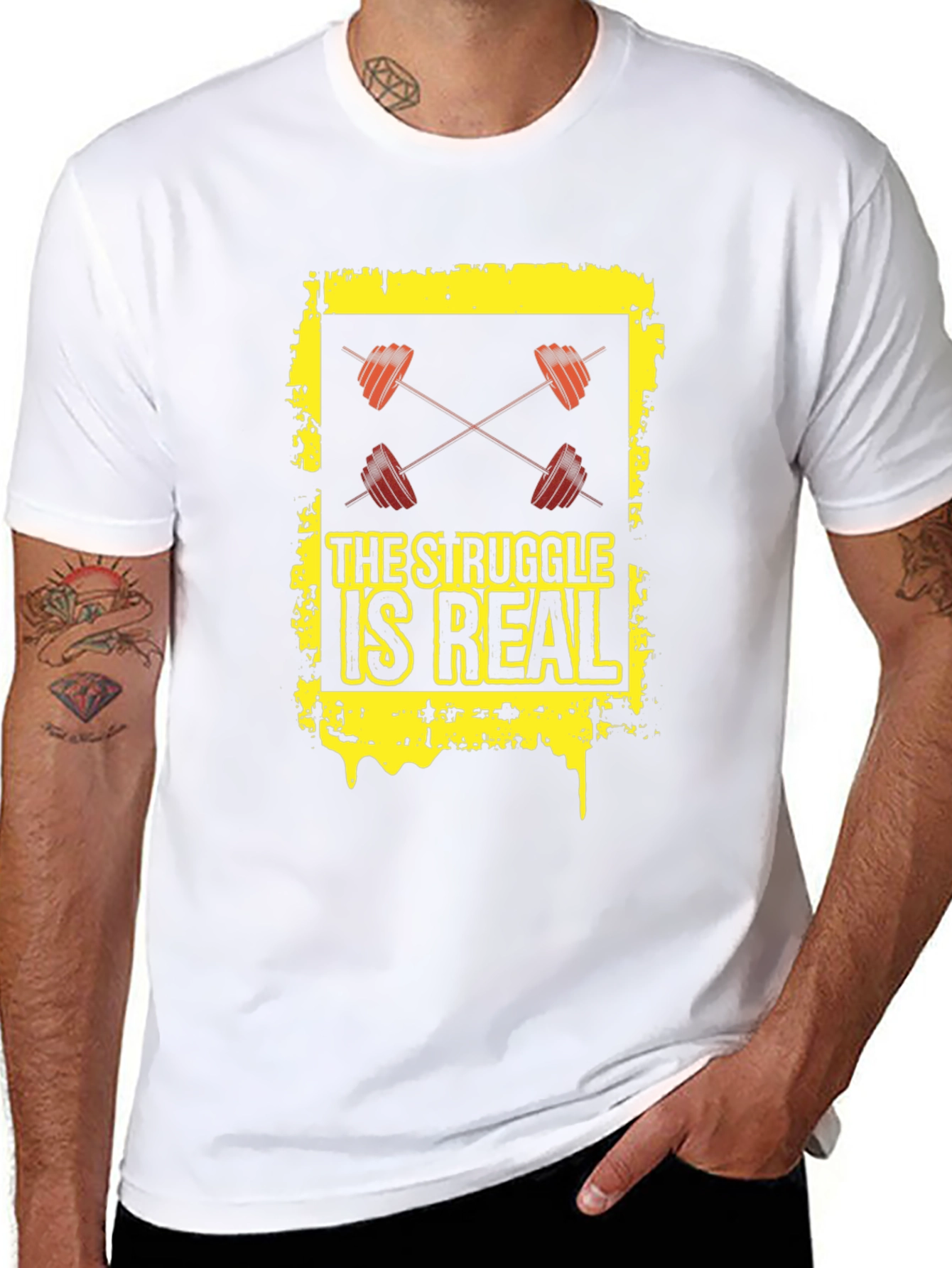 The Struggle Is Real Gym T-Shirt