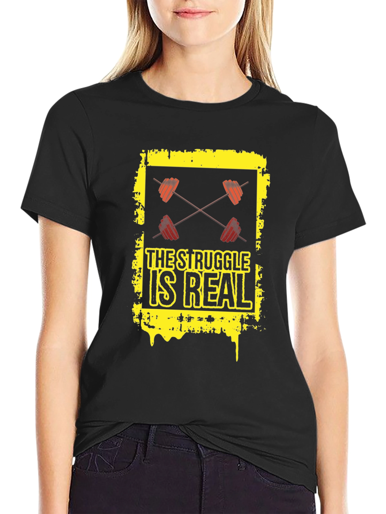 The Struggle Is Real Gym T-Shirt