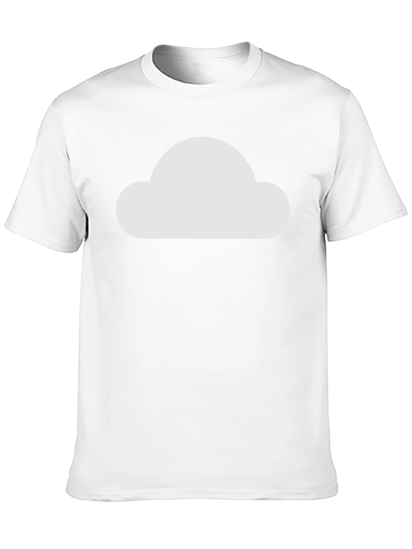 Cloud Graphic Black T-Shirt - Modern Style