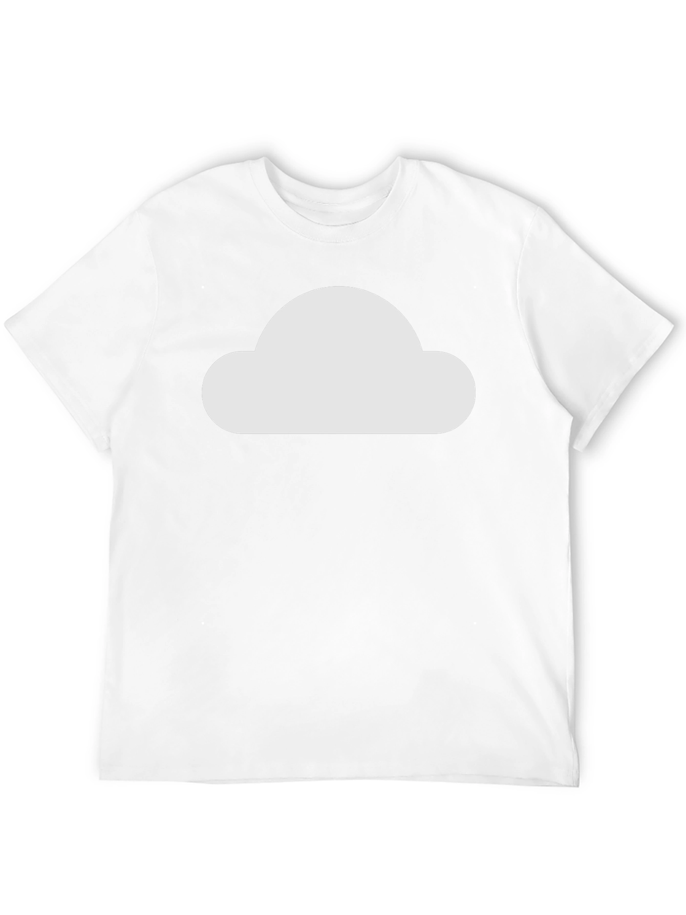 Cloud Graphic Black T-Shirt - Modern Style