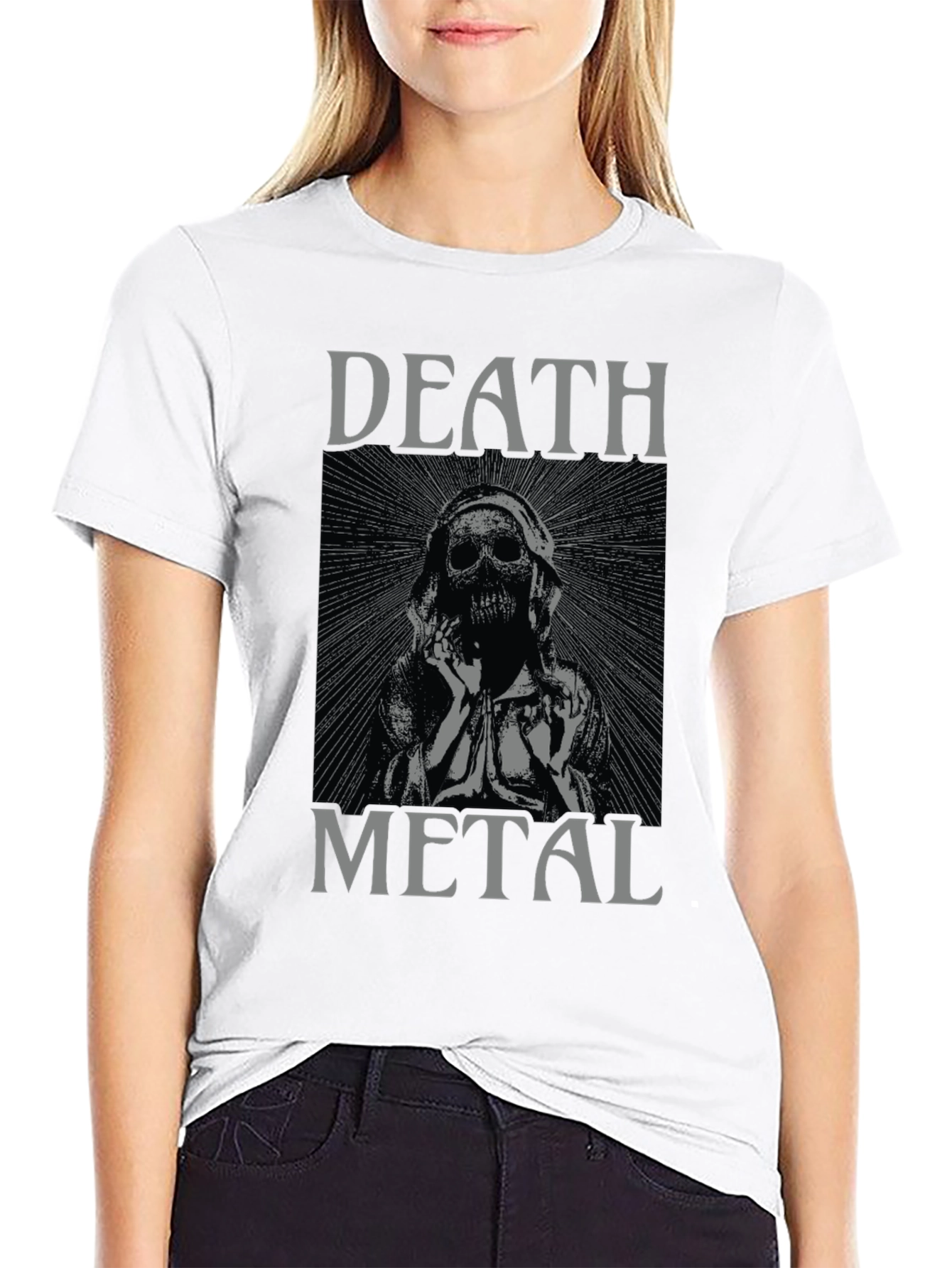 Death Metal Graphic Tee - Black Unisex T-Shirt
