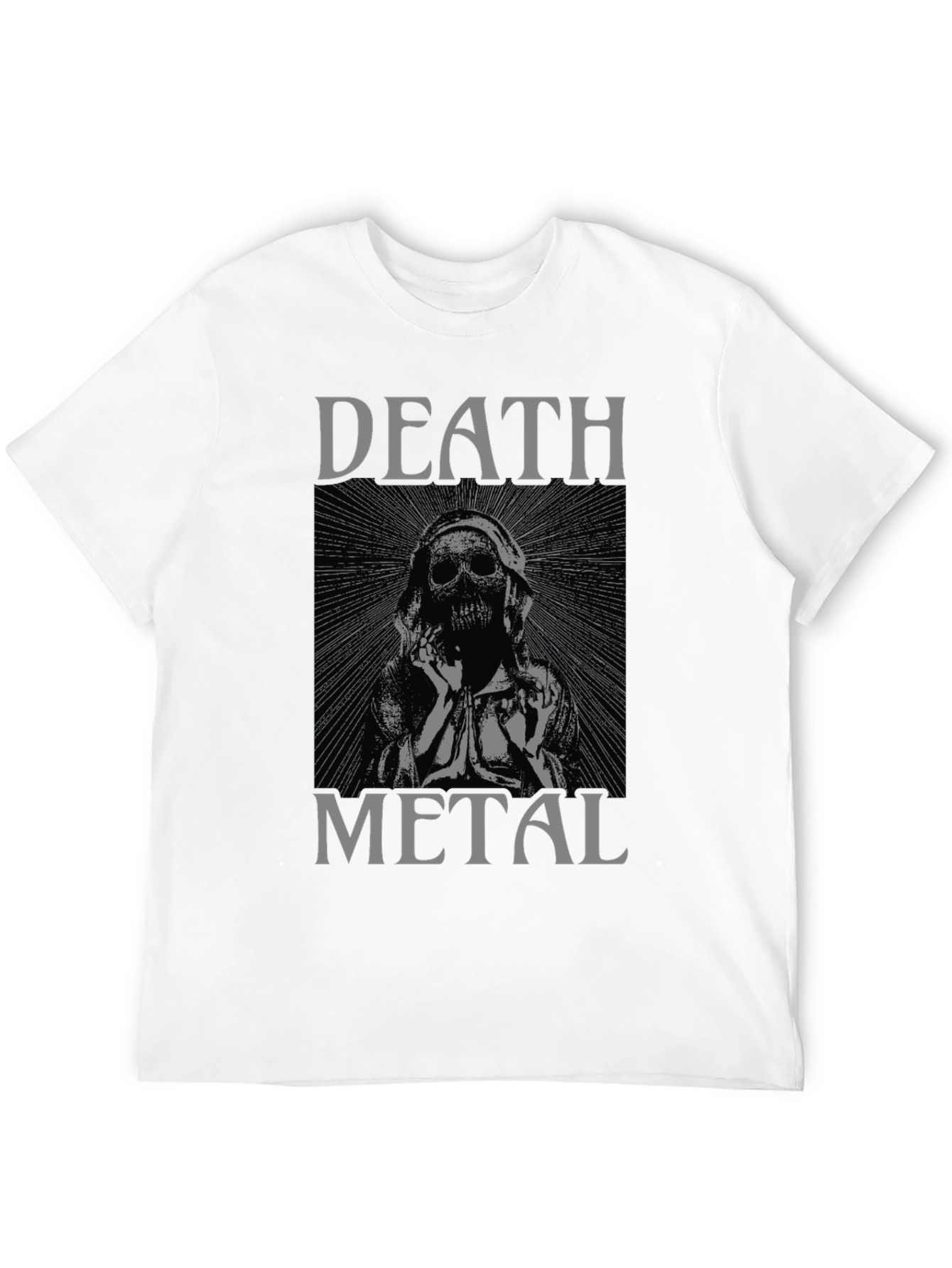 Death Metal Graphic Tee - Black Unisex T-Shirt